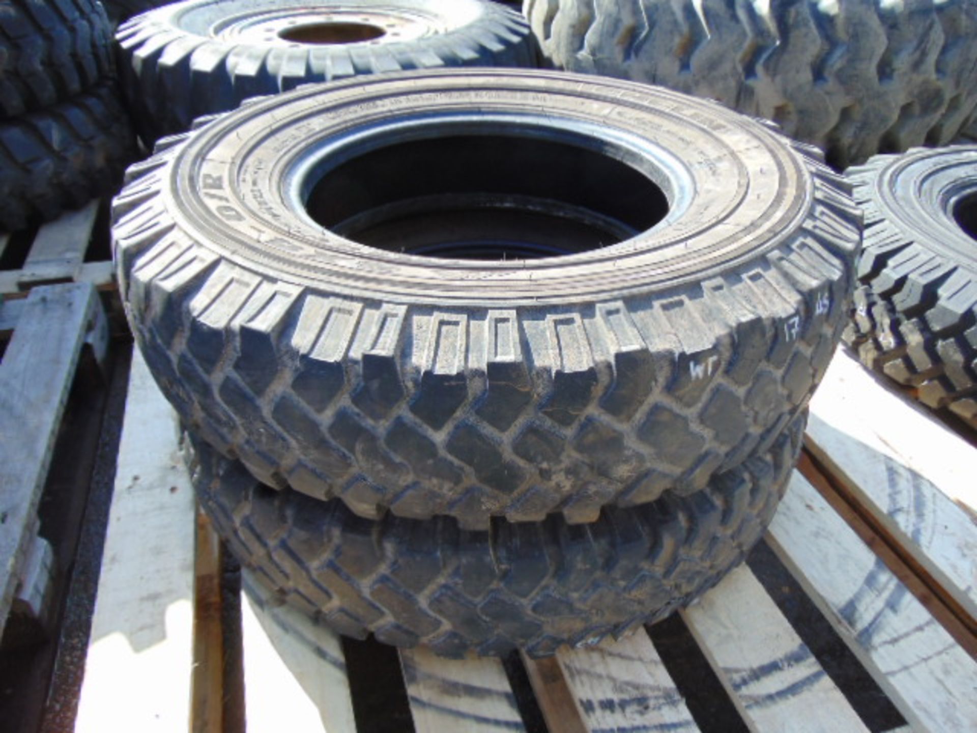 2 x Michelin XZL 7.50 R16 Tyres