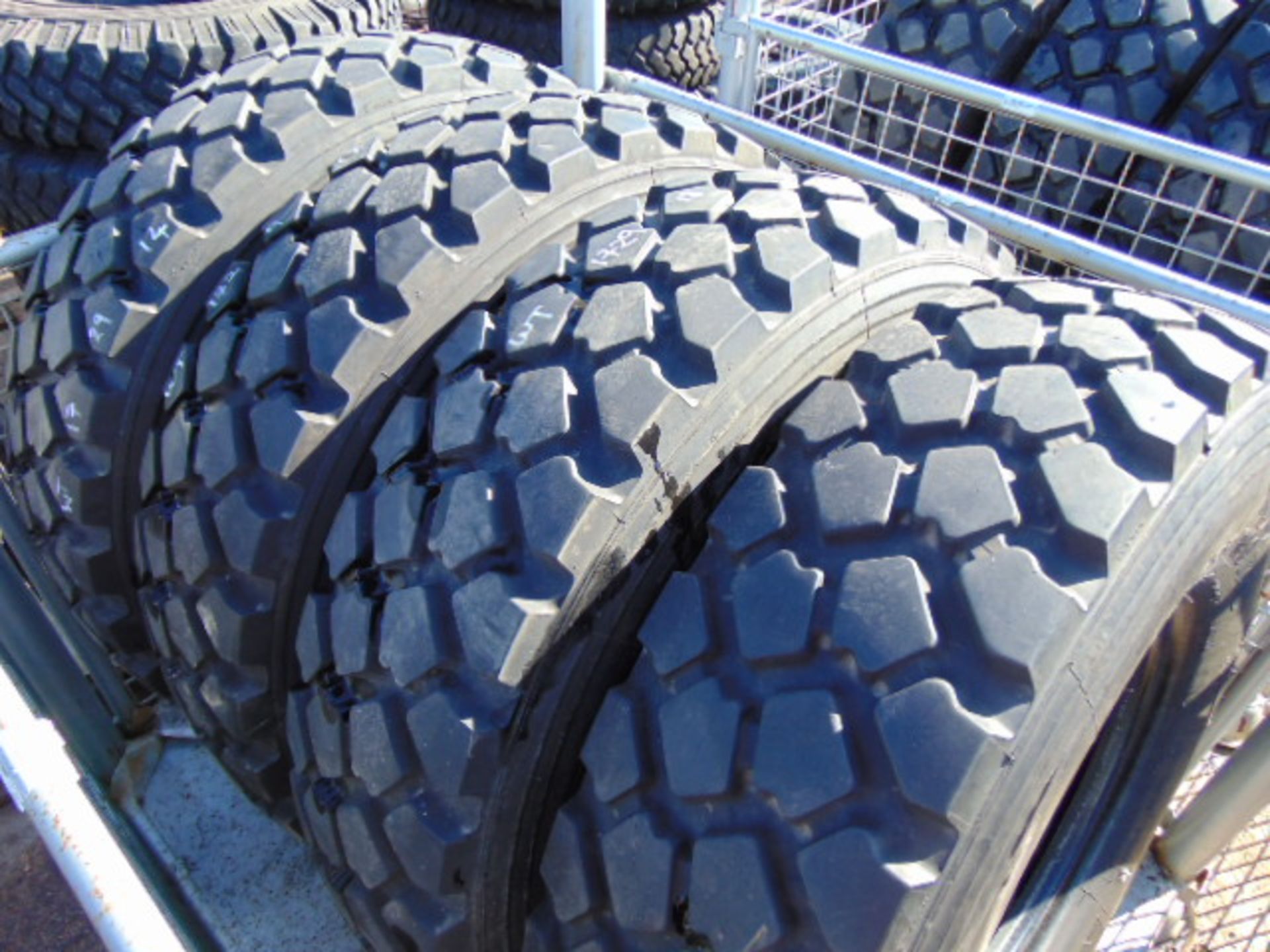 4 x Michelin XZL 255/100 R16 Tyres - Image 2 of 6