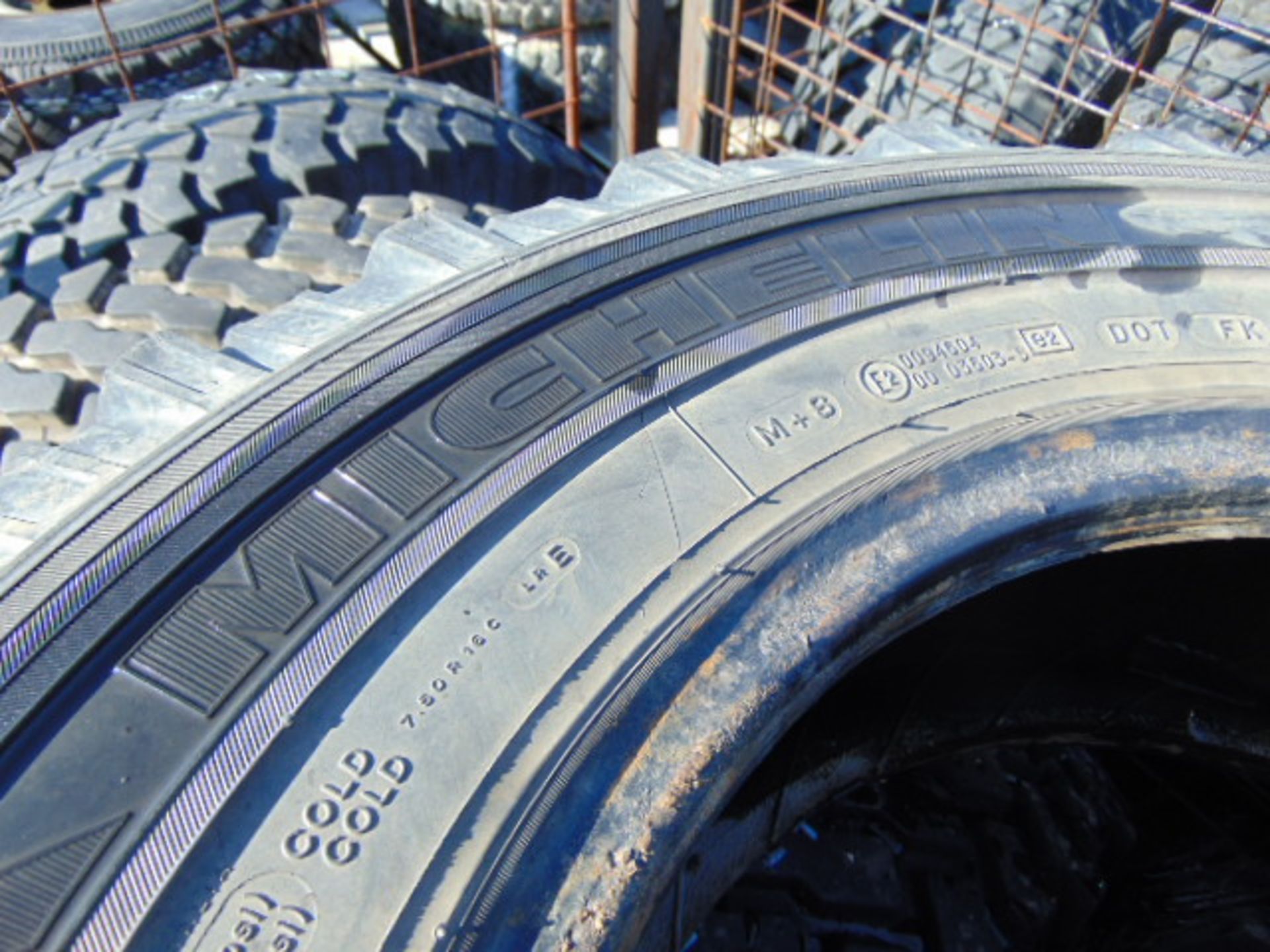 16 x Michelin 7.50 R16 XZL Tyres - Image 7 of 8