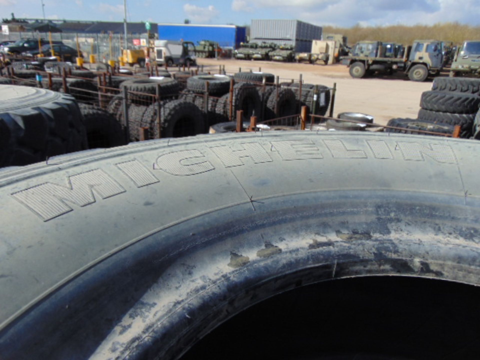 4 x Michelin 365/85 R20 XZL Tyres - Image 4 of 5