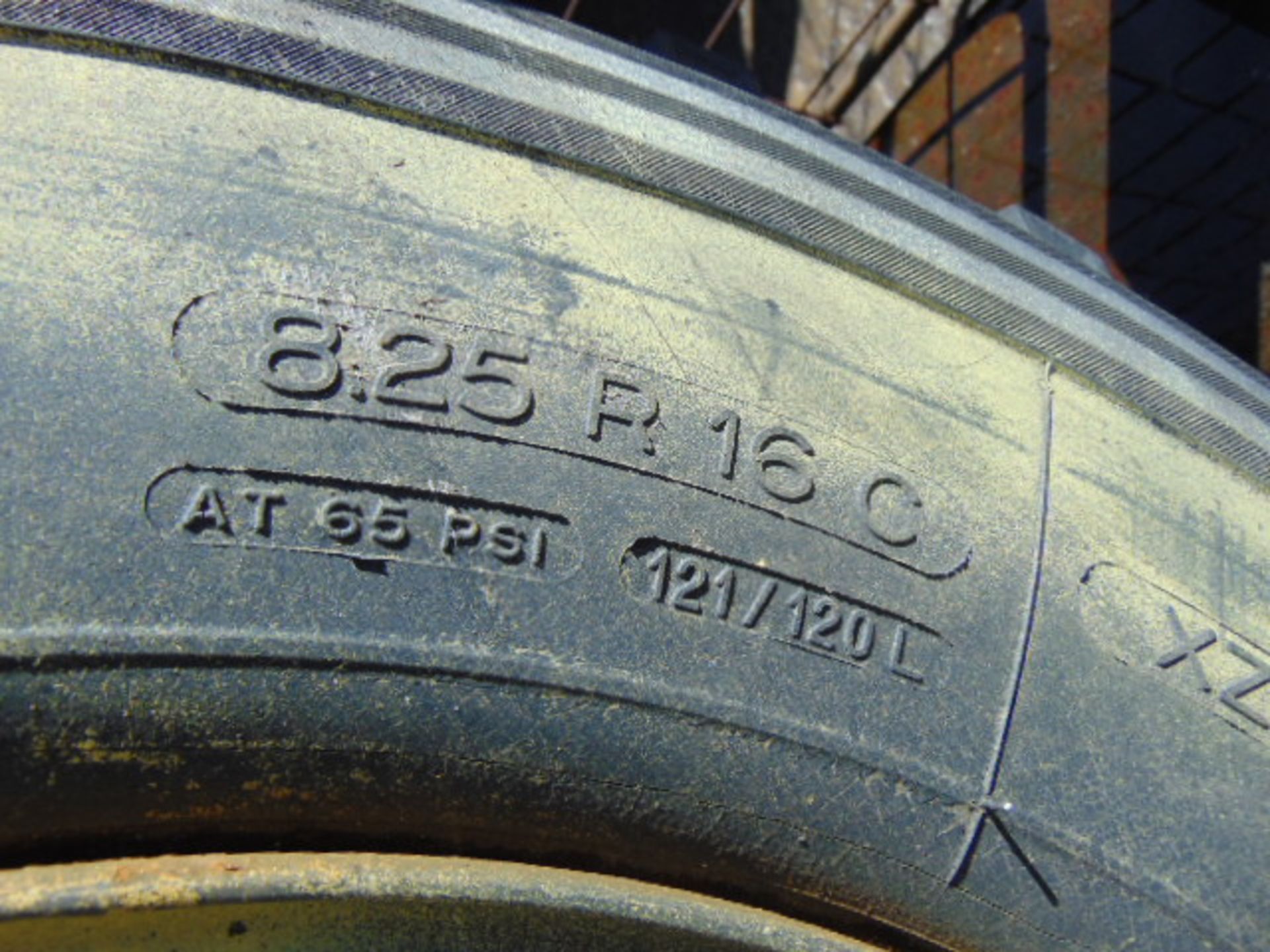 5 x Michelin XZL 8.25 R16 Tyres - Image 7 of 7