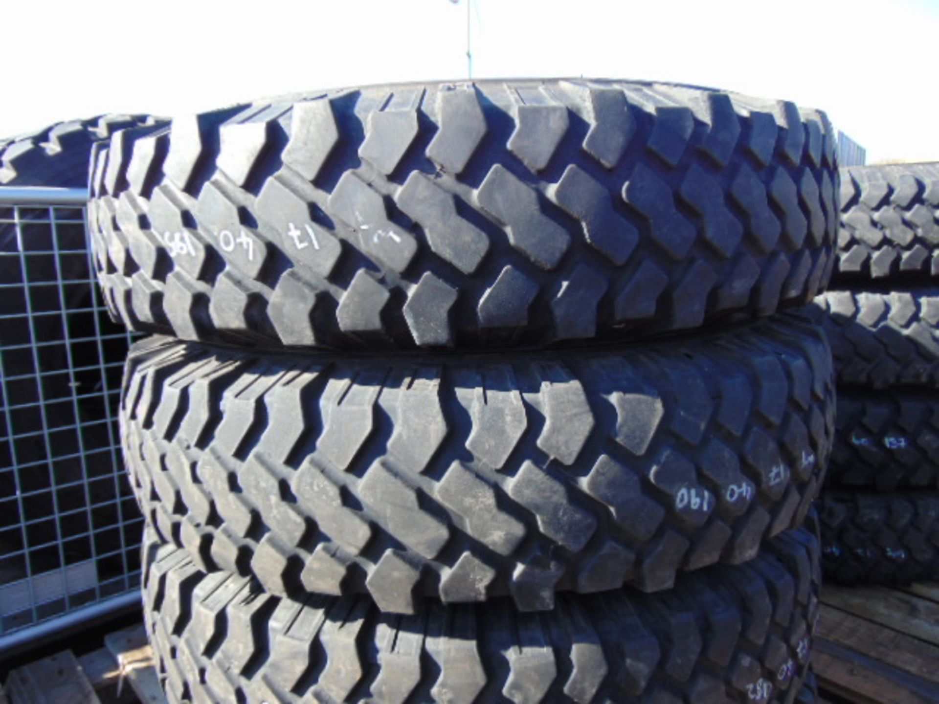 4 x Michelin XZL 7.50 R16 Tyres - Image 2 of 6