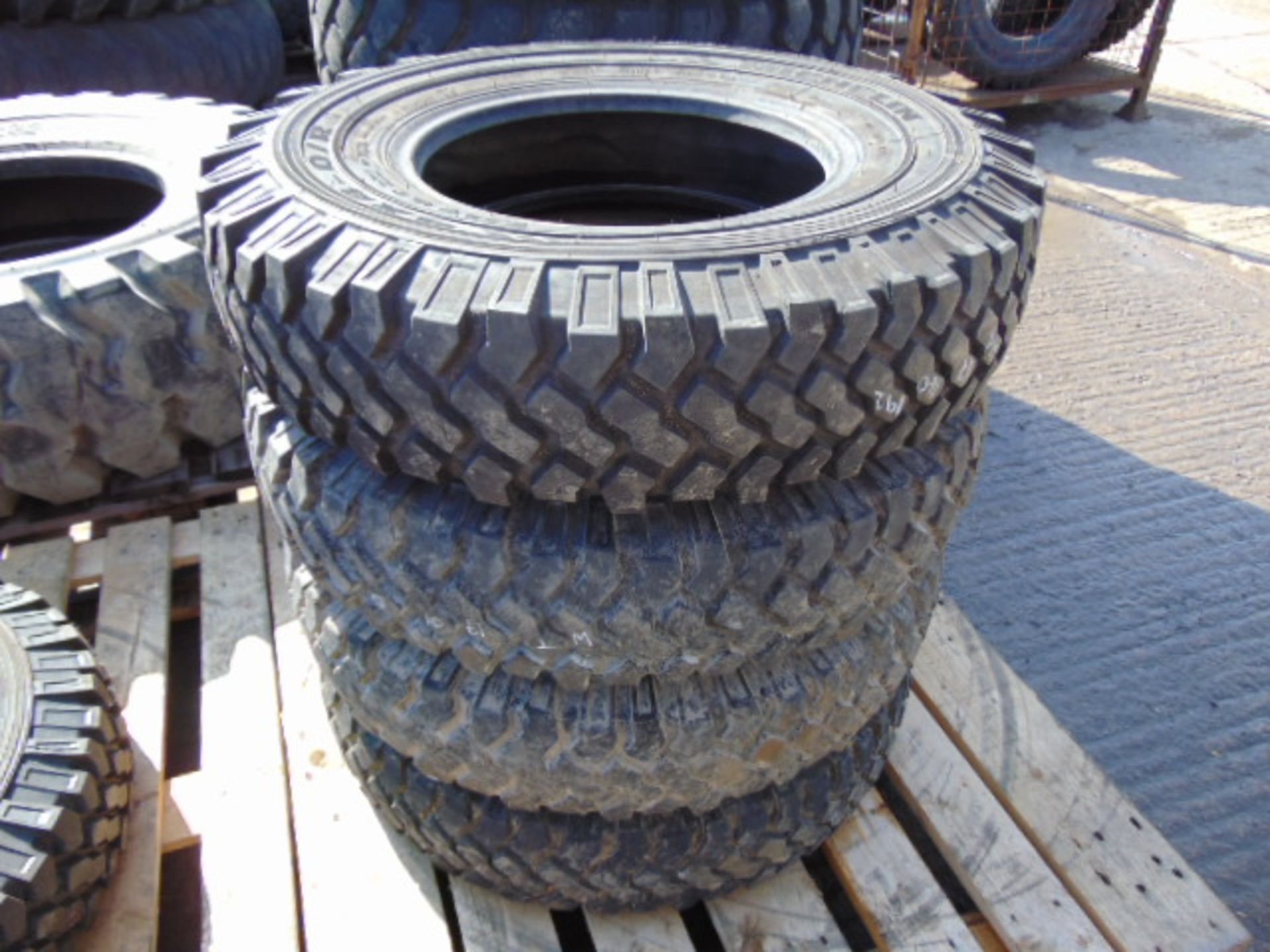 4 x Michelin XZL 7.50 R16 Tyres