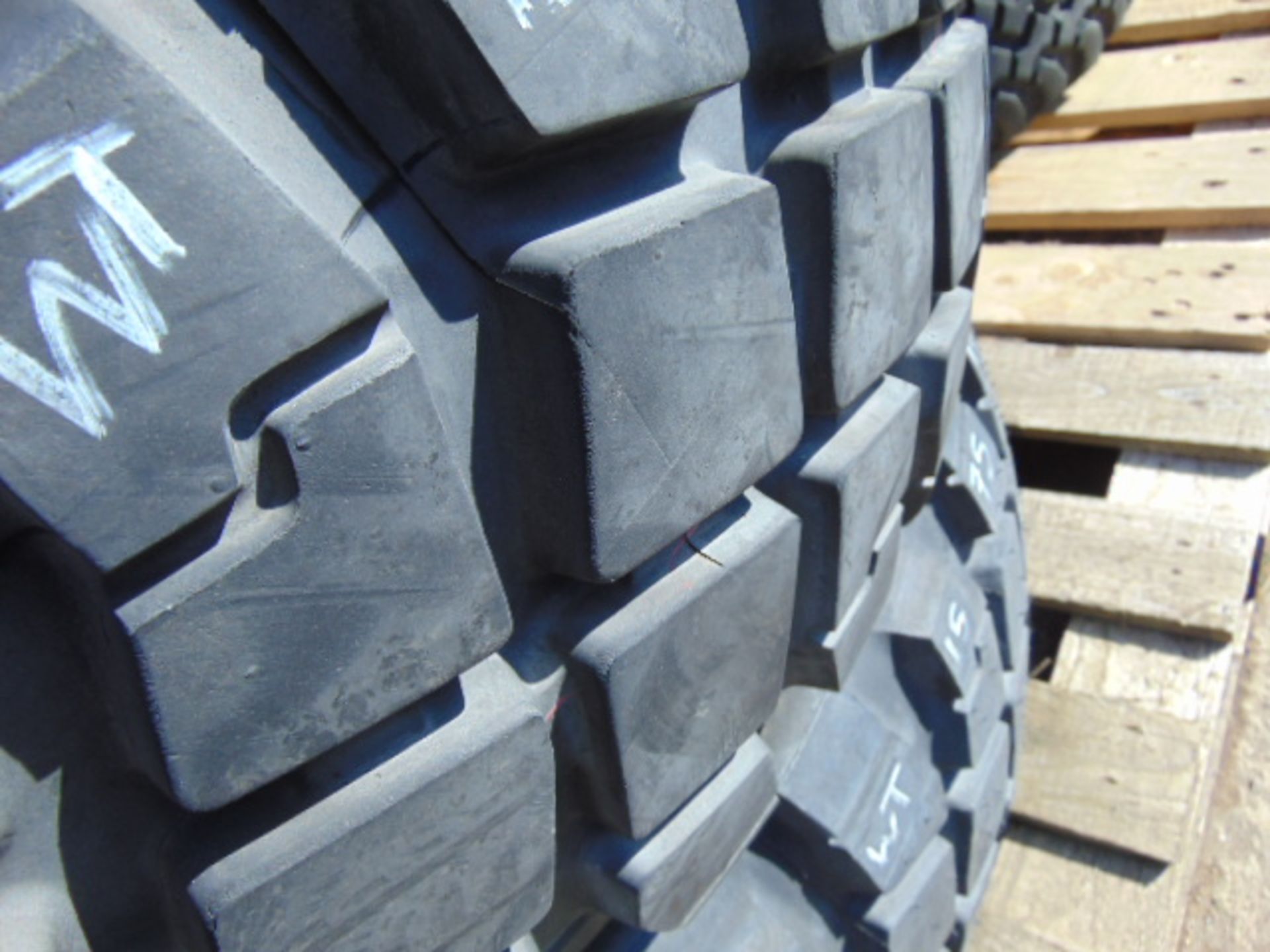 2 x Michelin 325/85 R16 XML Tyres complete with 8 Stud Rims - Image 4 of 7