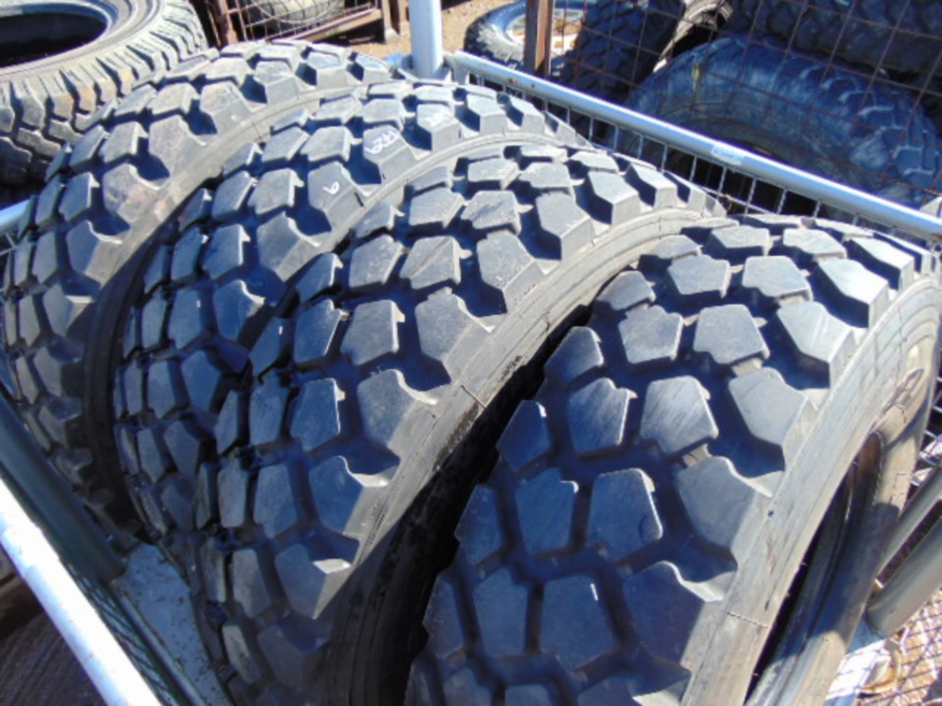 4 x Michelin XZL 255/100 R16 Tyres - Image 2 of 6