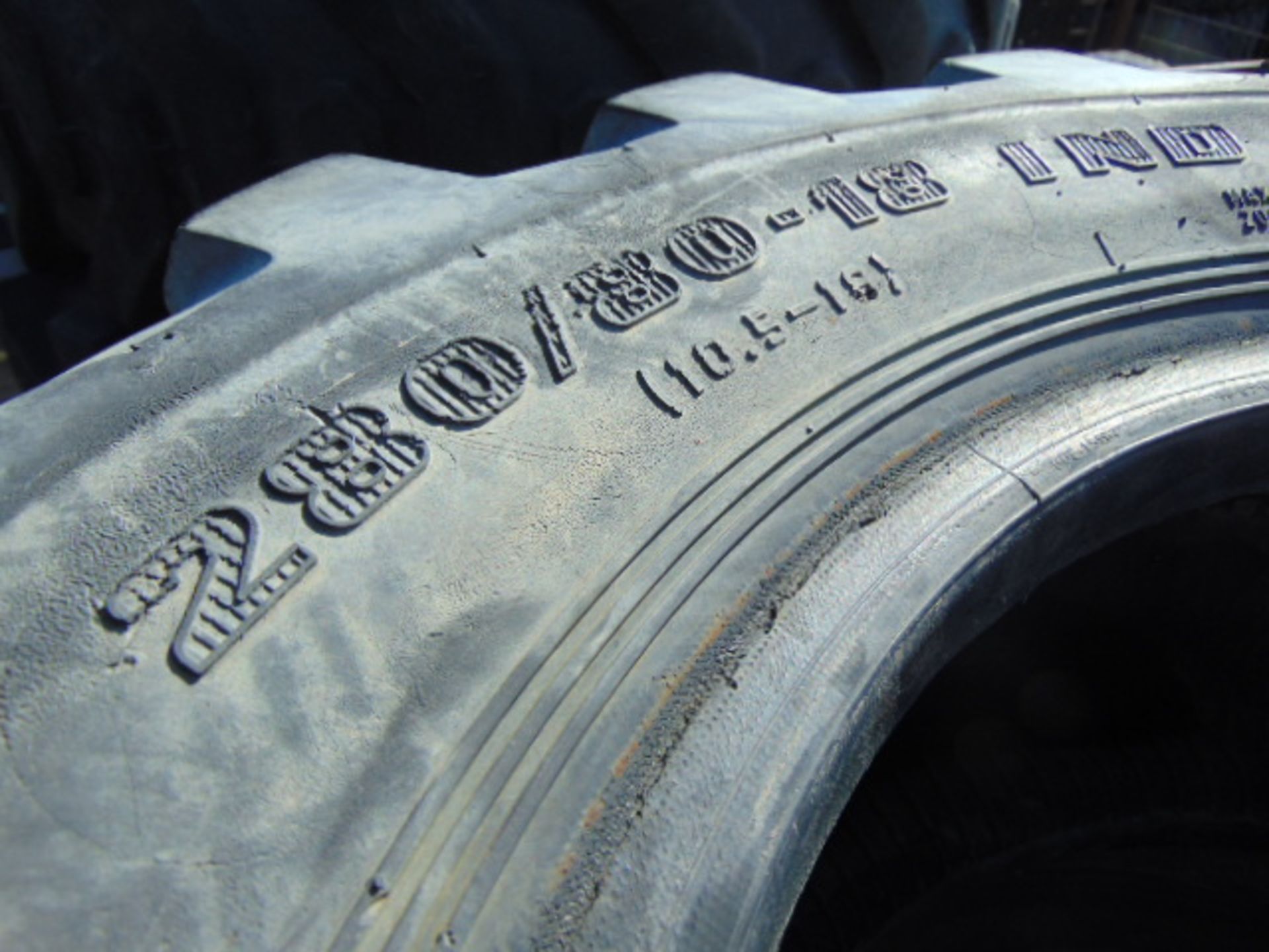 5 x Firestone Super Traction Loader 280/80 18 IND Tyres - Image 7 of 7