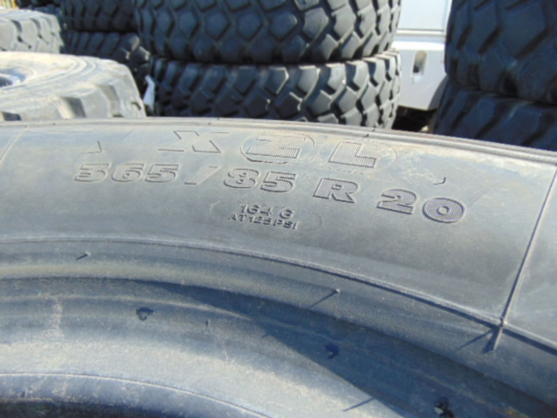 4 x Michelin 365/85 R20 XZL Tyres - Bild 5 aus 5