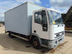 Iveco Cargo 75E15 4x2 Box Truck Complete with Rear Tail Lift