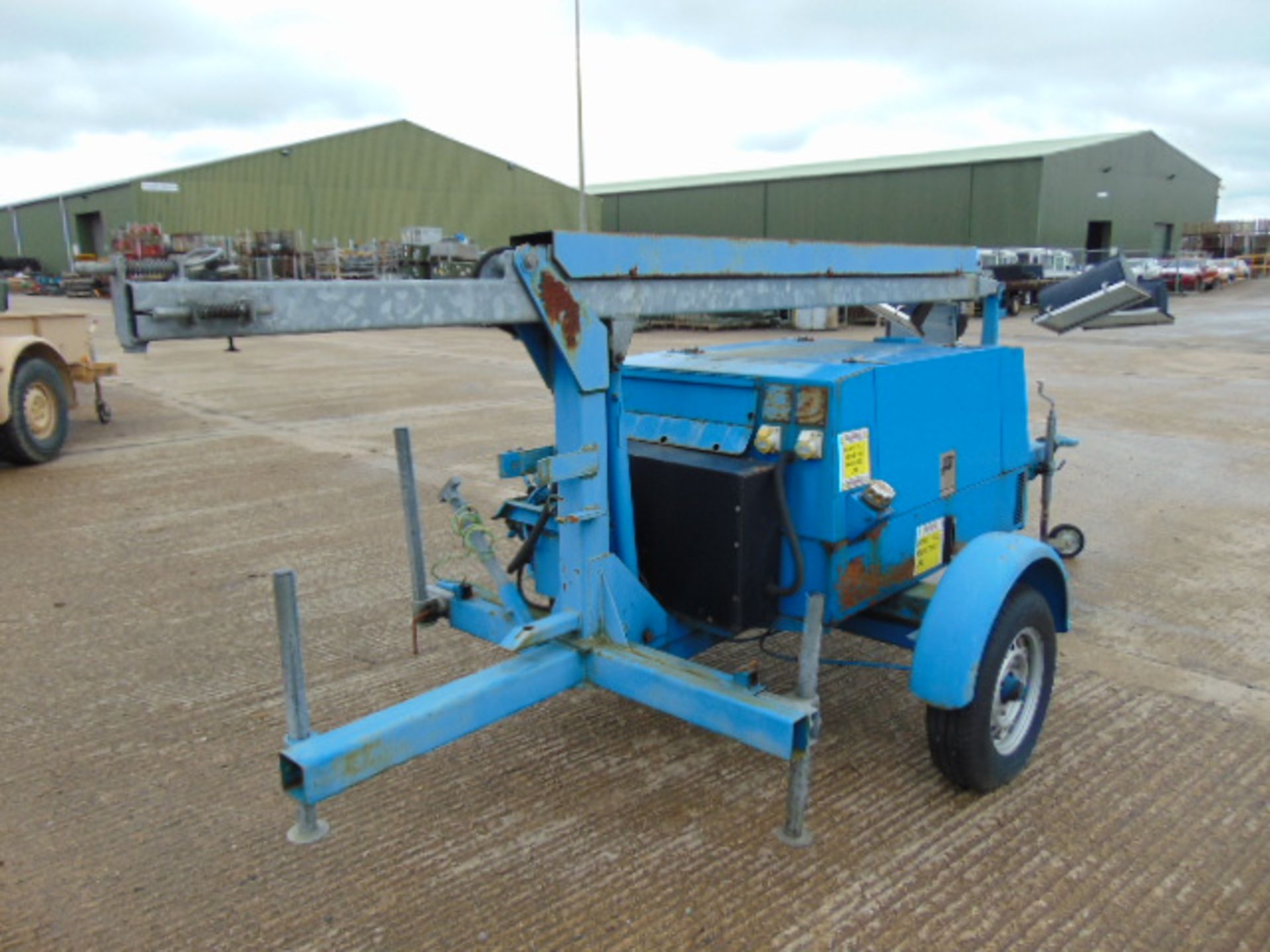 Henry Cooch & Son Skylite 12WH/MH Kubota powered Trailer Mounted Lighting Tower - Image 6 of 14