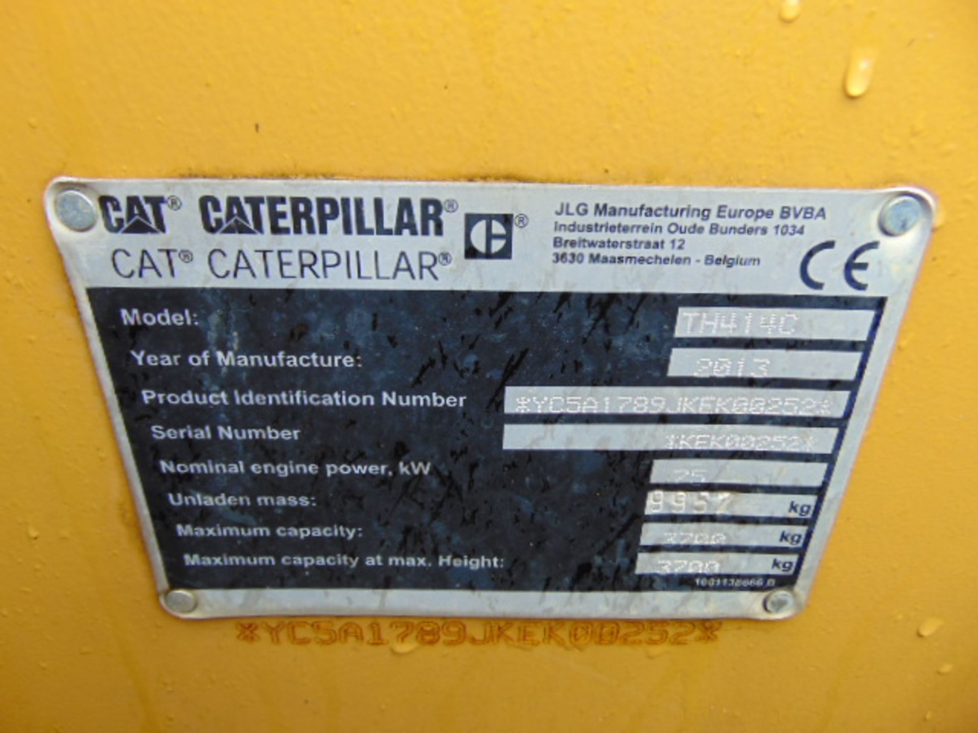 2013 Caterpillar TH414C 3.6 ton Telehandler - Image 35 of 35