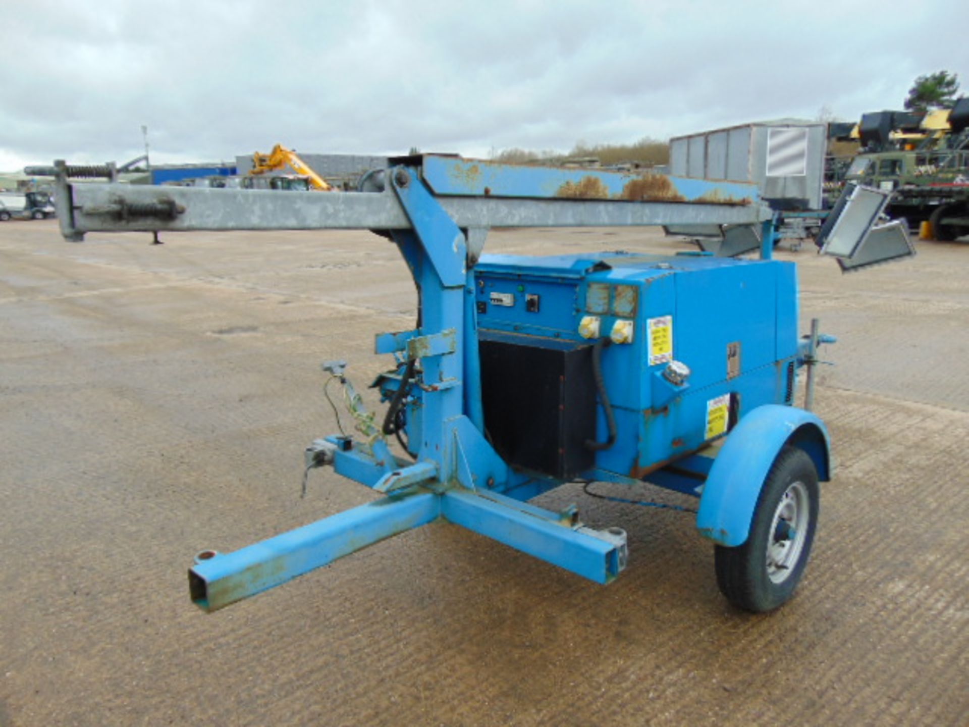 Henry Cooch & Son Skylite 12WH/MH Kubota powered Trailer Mounted Lighting Tower - Image 4 of 13