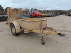 Single Axle ATV Quad Bike / Plant Trailer with Drop Down Ramps, Winch etc