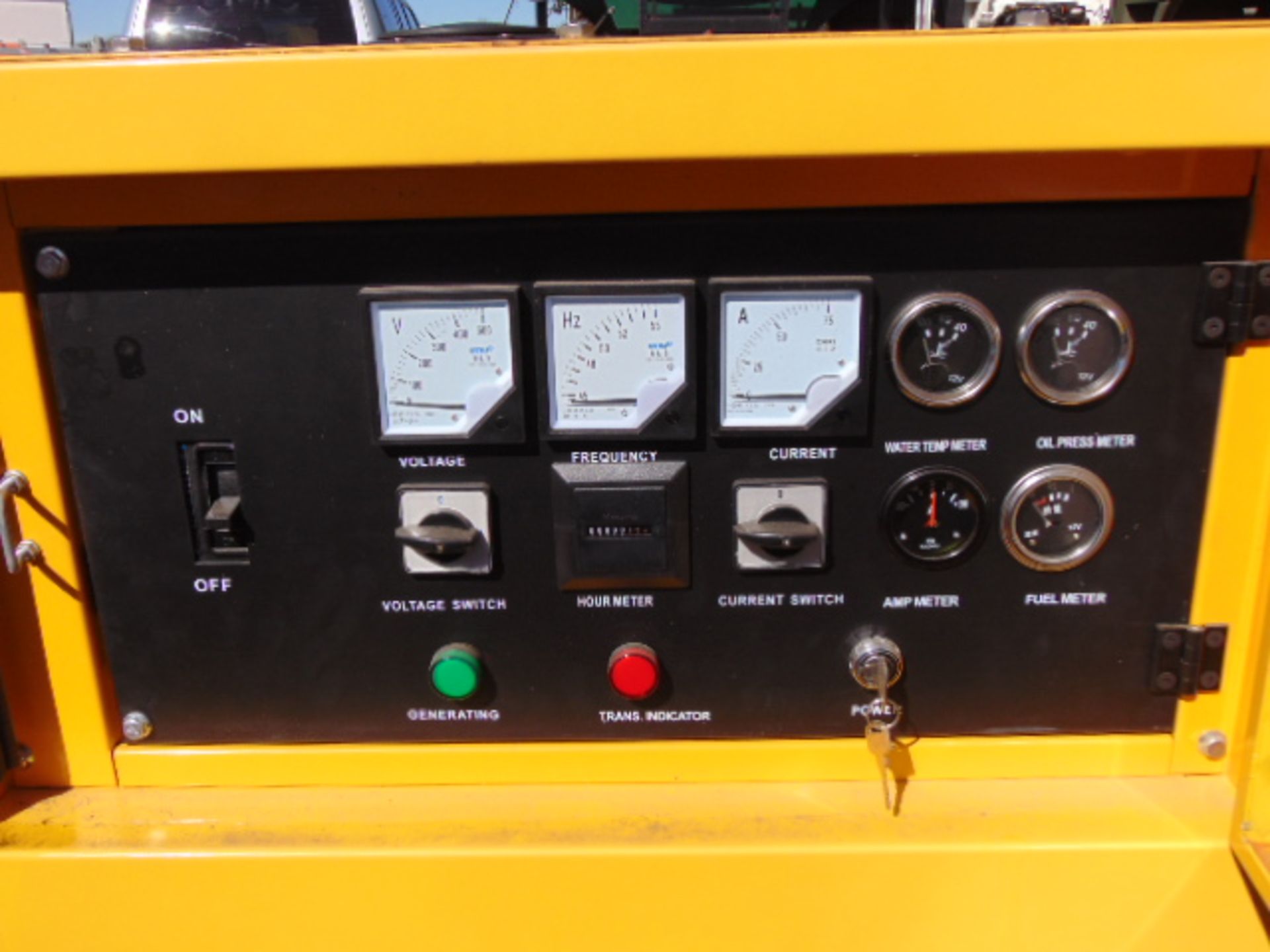 UNISSUED WITH TEST HOURS ONLY 40 KVA 3 Phase Silent Diesel Generator Set - Image 9 of 12