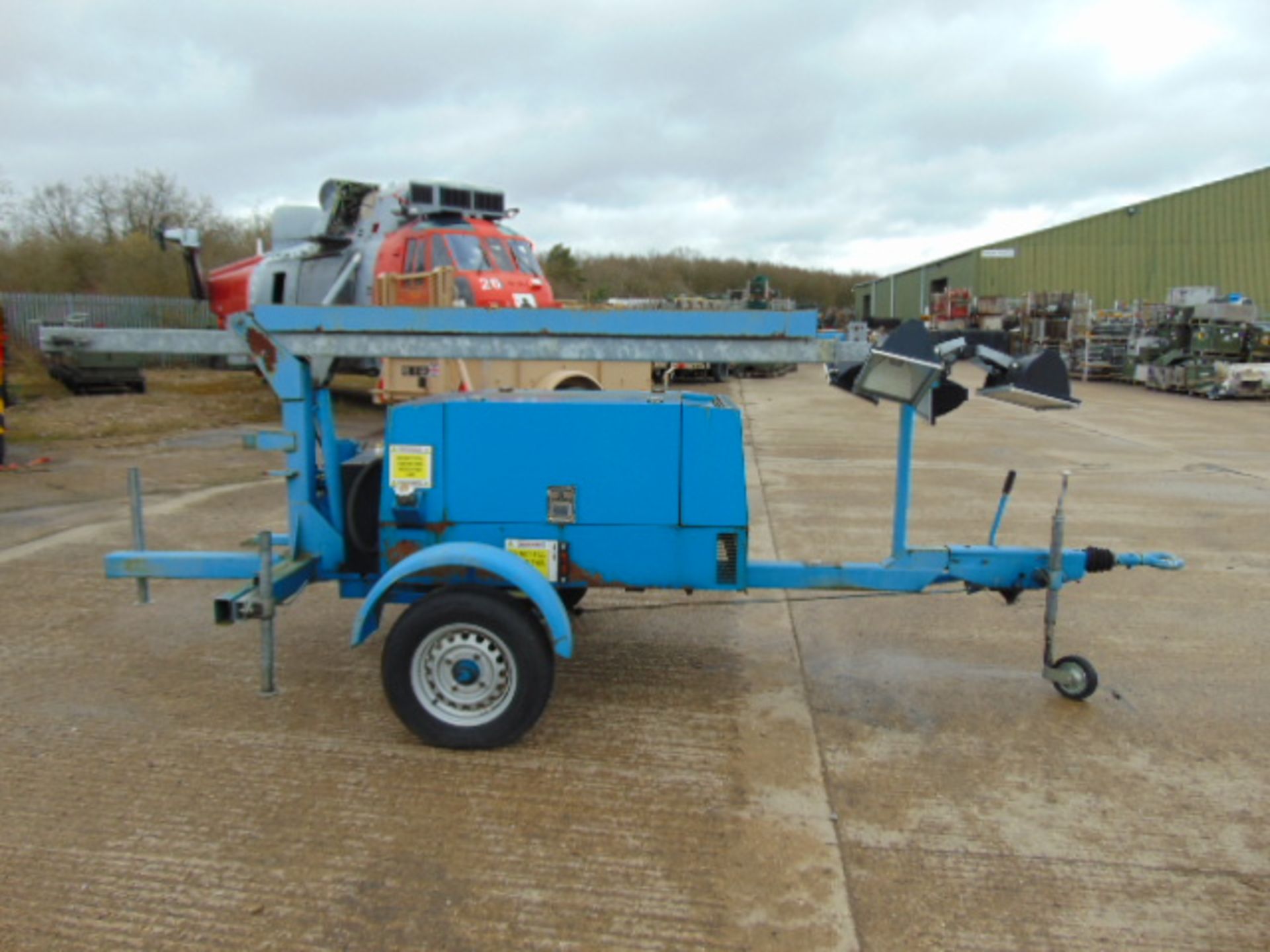 Henry Cooch & Son Skylite 12WH/MH Kubota powered Trailer Mounted Lighting Tower - Image 4 of 14