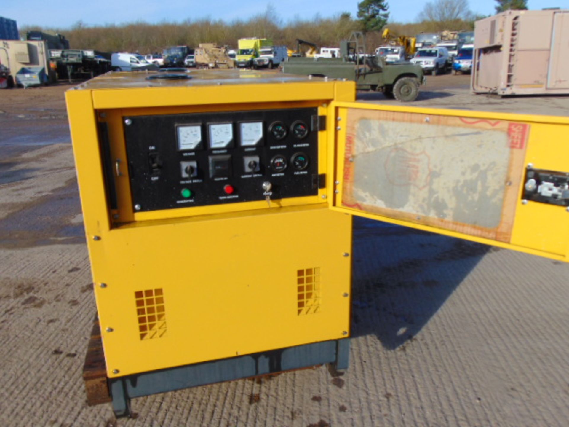 UNISSUED WITH TEST HOURS ONLY 40 KVA 3 Phase Silent Diesel Generator Set - Image 8 of 12