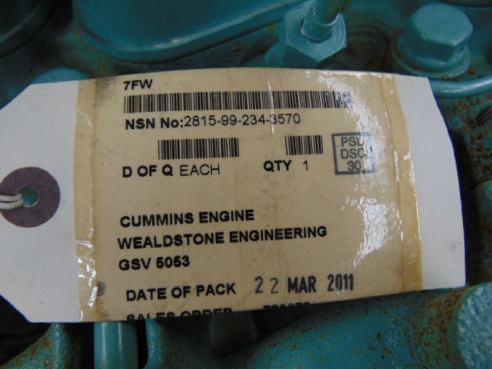 A1 Reconditioned DAF Cummins 310 Diesel Engine - Image 6 of 6