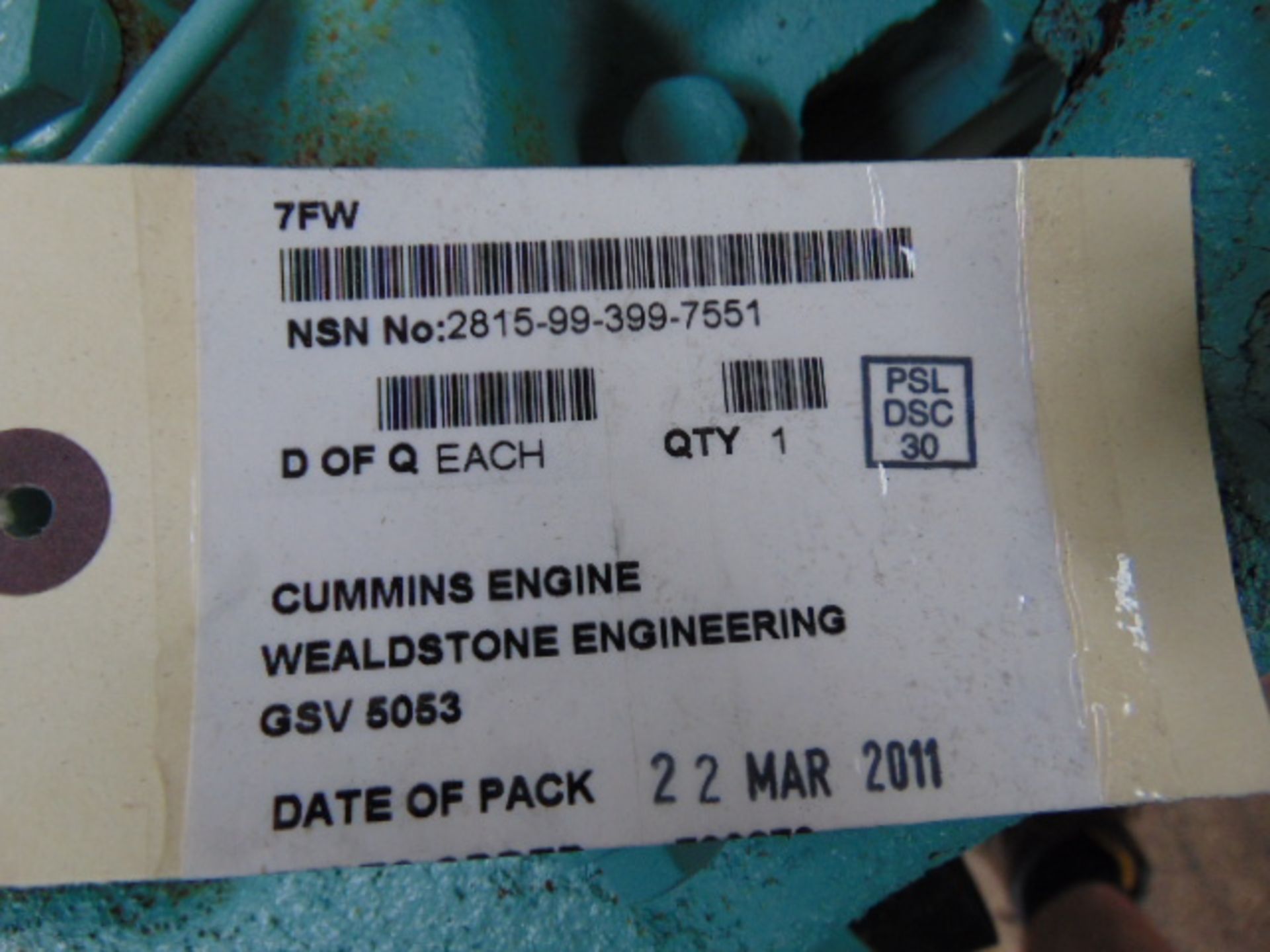 A1 Reconditioned DAF Cummins 310 Diesel Engine - Image 7 of 7