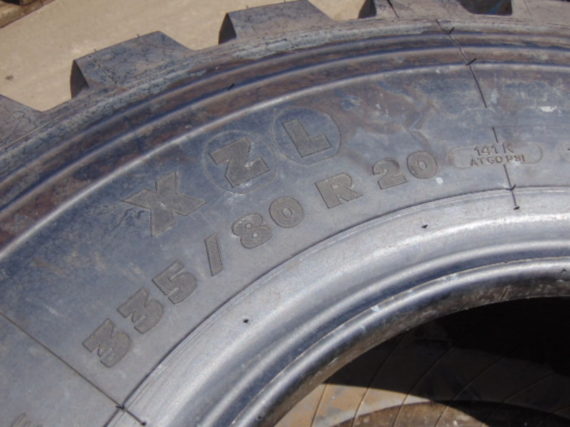 1 x Michelin 335/80 R20 XZL Tyre - Image 5 of 5