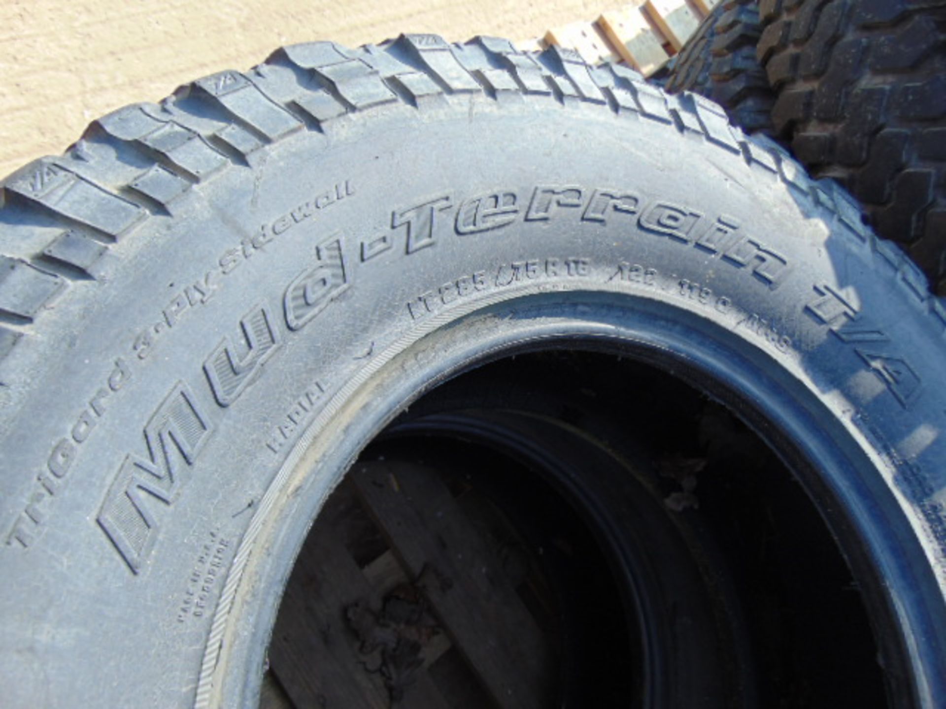 2 x BF Goodrich Mud Terrain LT 285/75 R16 Tyres - Image 5 of 6