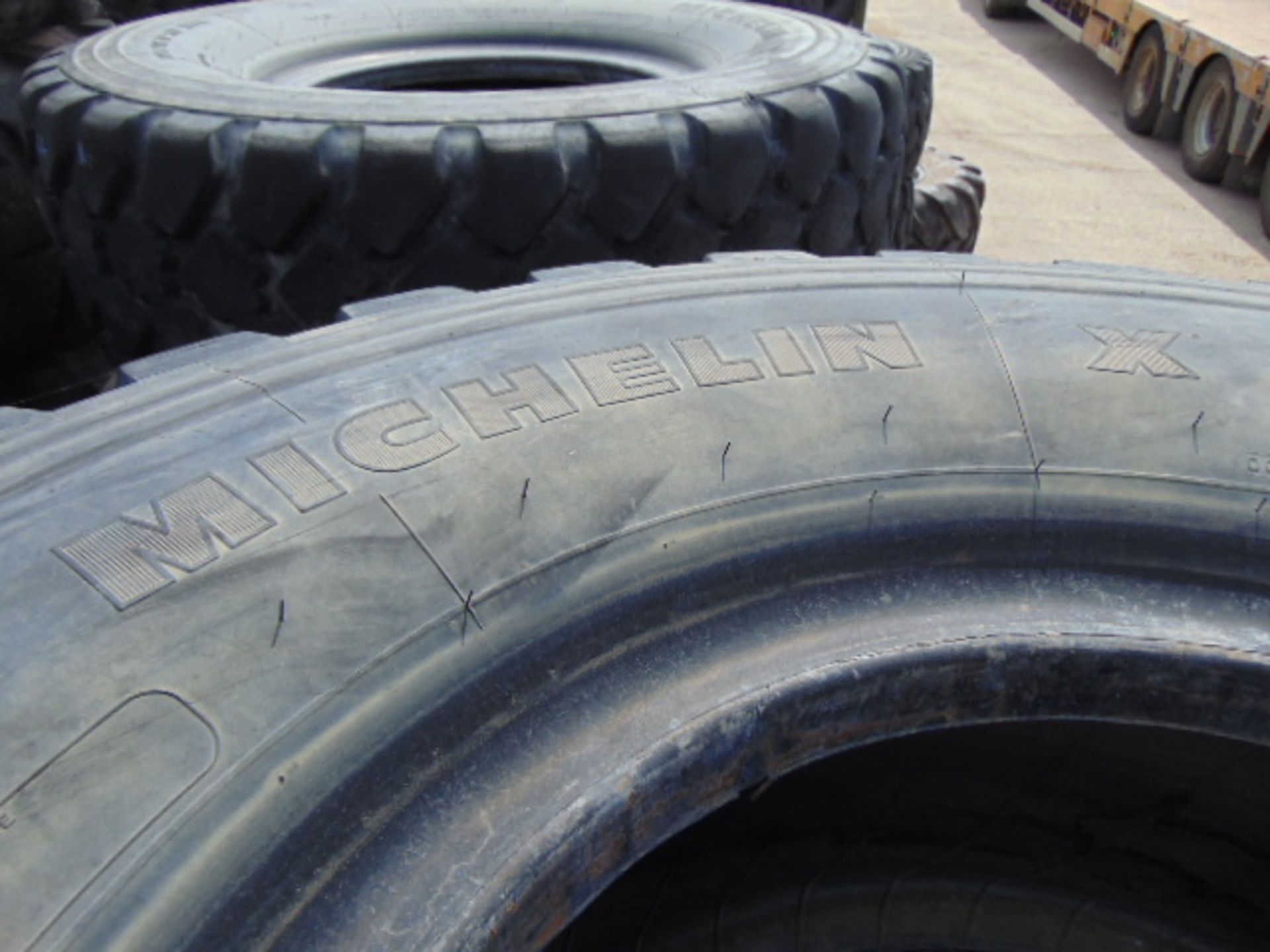 4 x Michelin XZL 395/85 R20 Tyres - Image 4 of 5