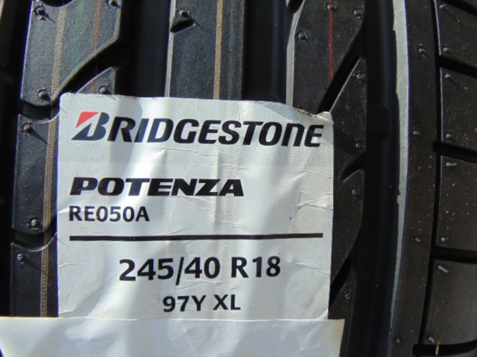 4 x Bridgestone Potenza 245/40 R18 97Y XL Tyres - Image 2 of 8