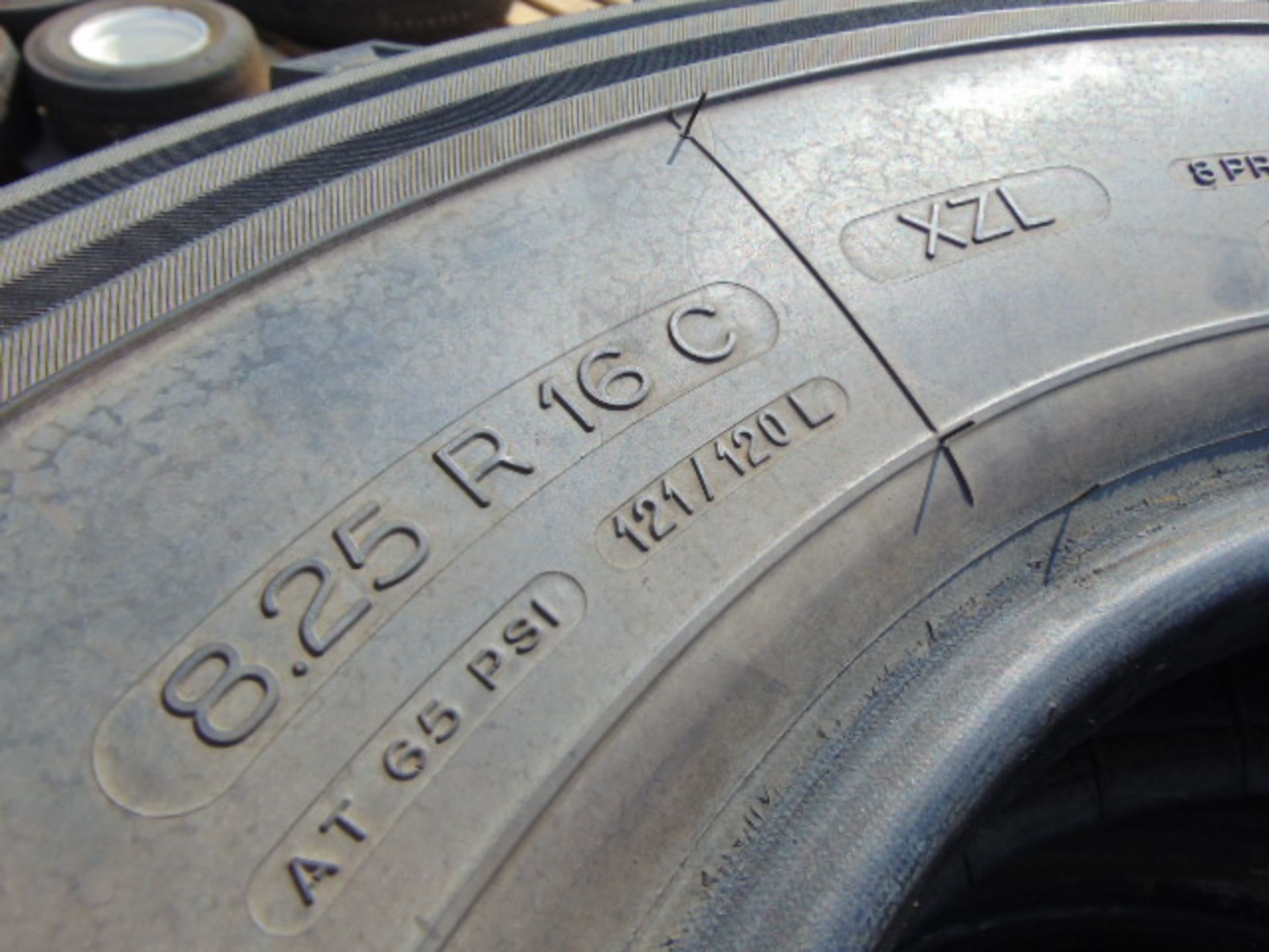 4 x Michelin XZL 8.25 R16 Tyres - Image 6 of 6