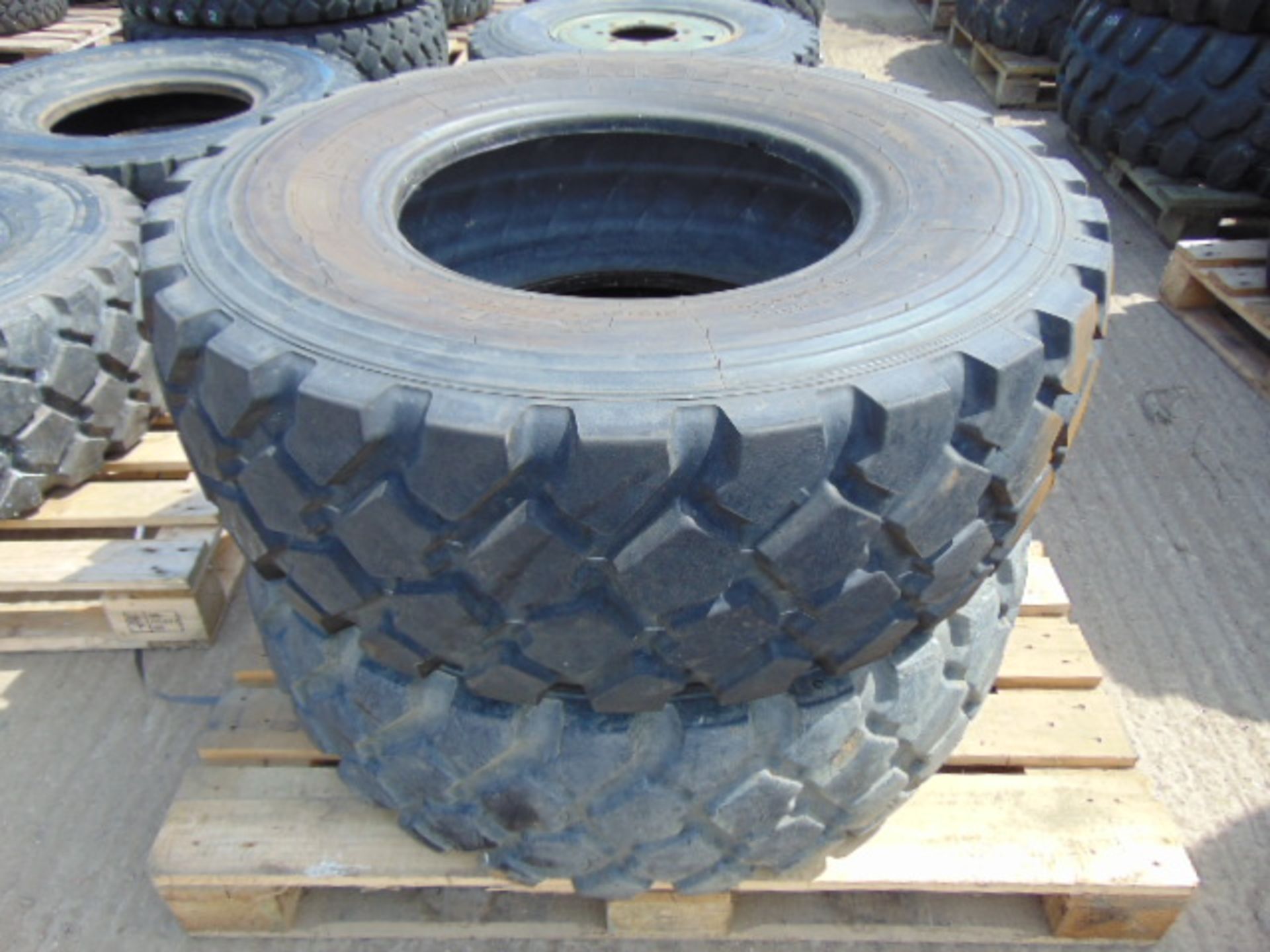 2 x Michelin 335/80 R20 XZL Tyres
