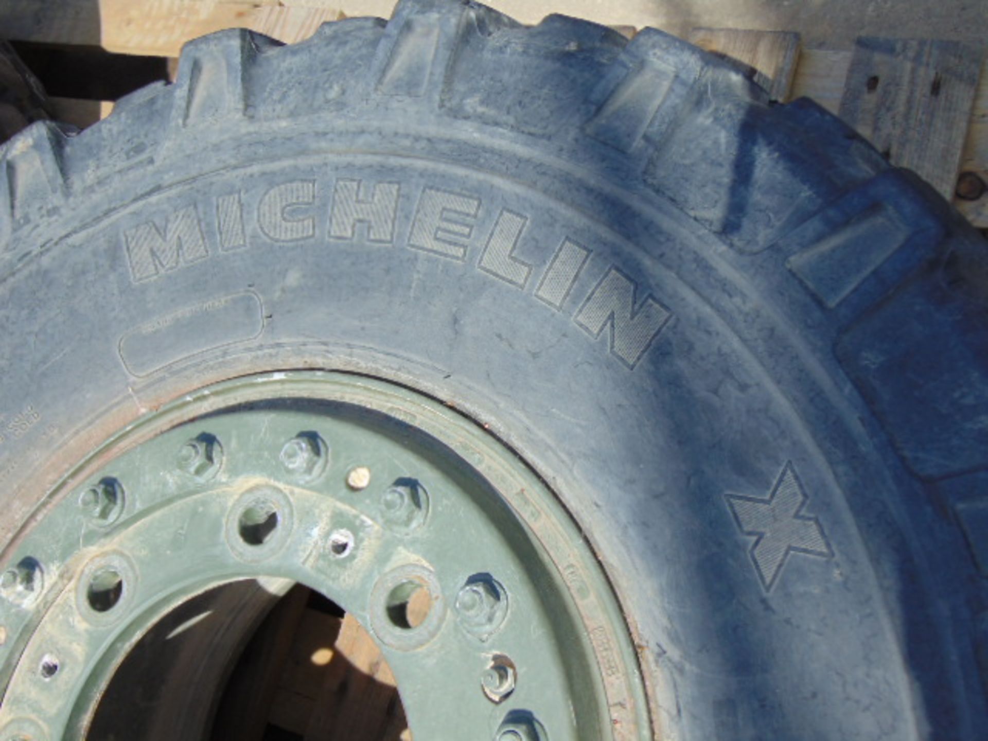 1 x Michelin 325/85 R16 XML Tyre complete with 8 Stud Rim - Image 4 of 6