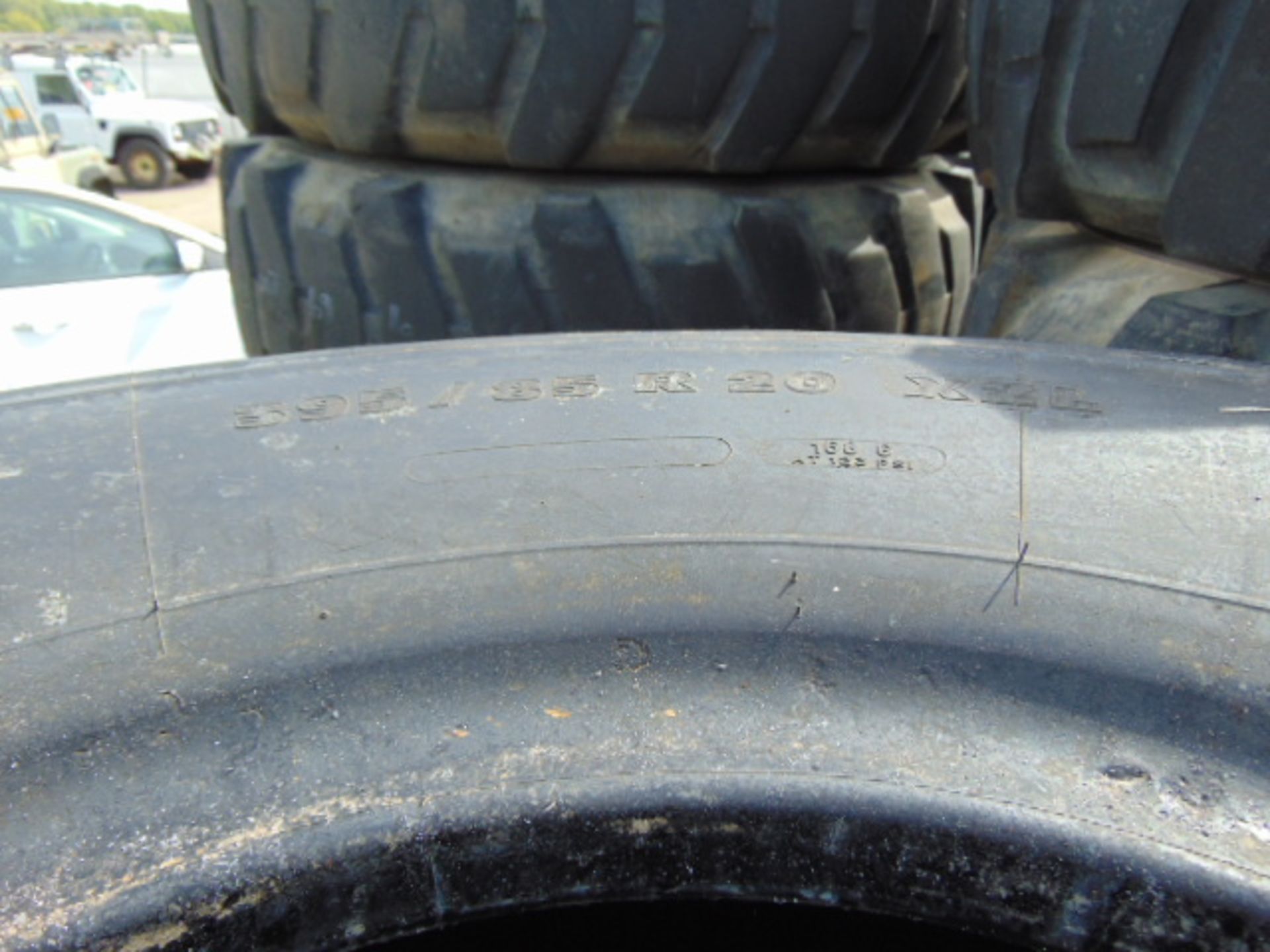 4 x Michelin XZL 395/85 R20 Tyres - Image 6 of 6
