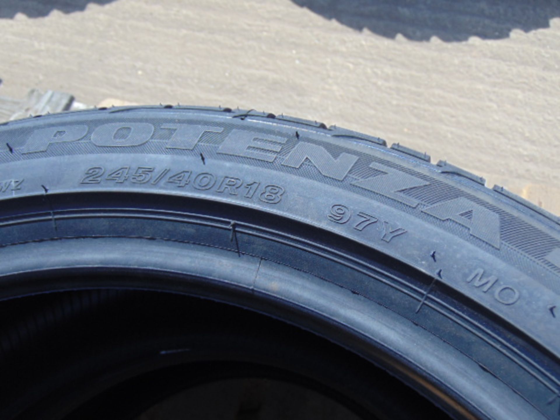 2 x Bridgestone Potenza 245/40 R18 97Y XL Tyres - Image 6 of 6