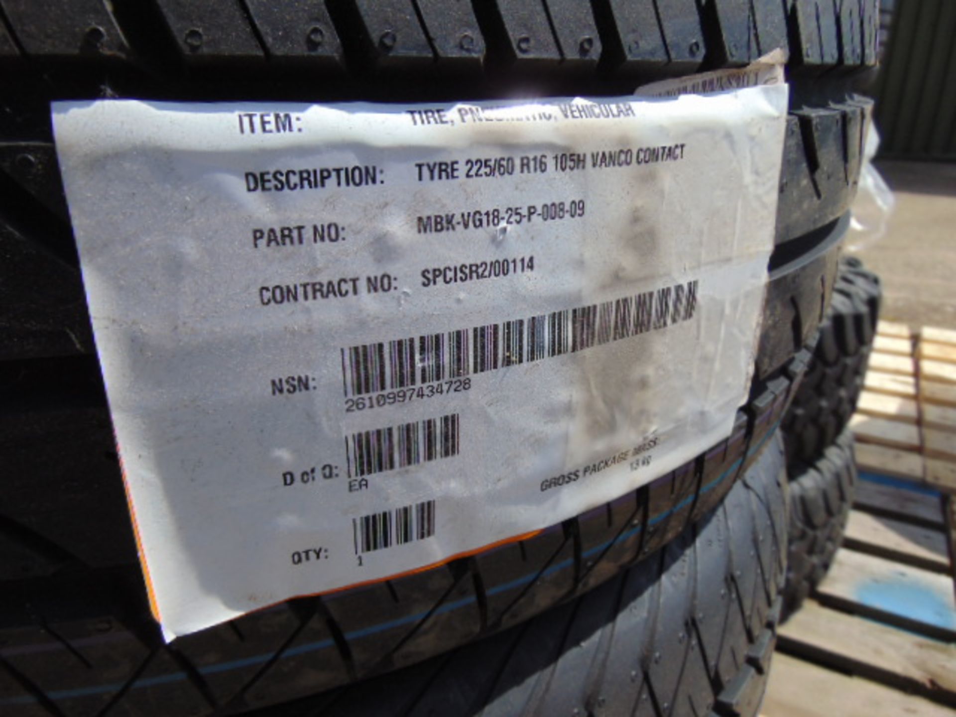 4 x Continental Vanco Contact 2 225/60 R16 C Tyres - Image 4 of 7