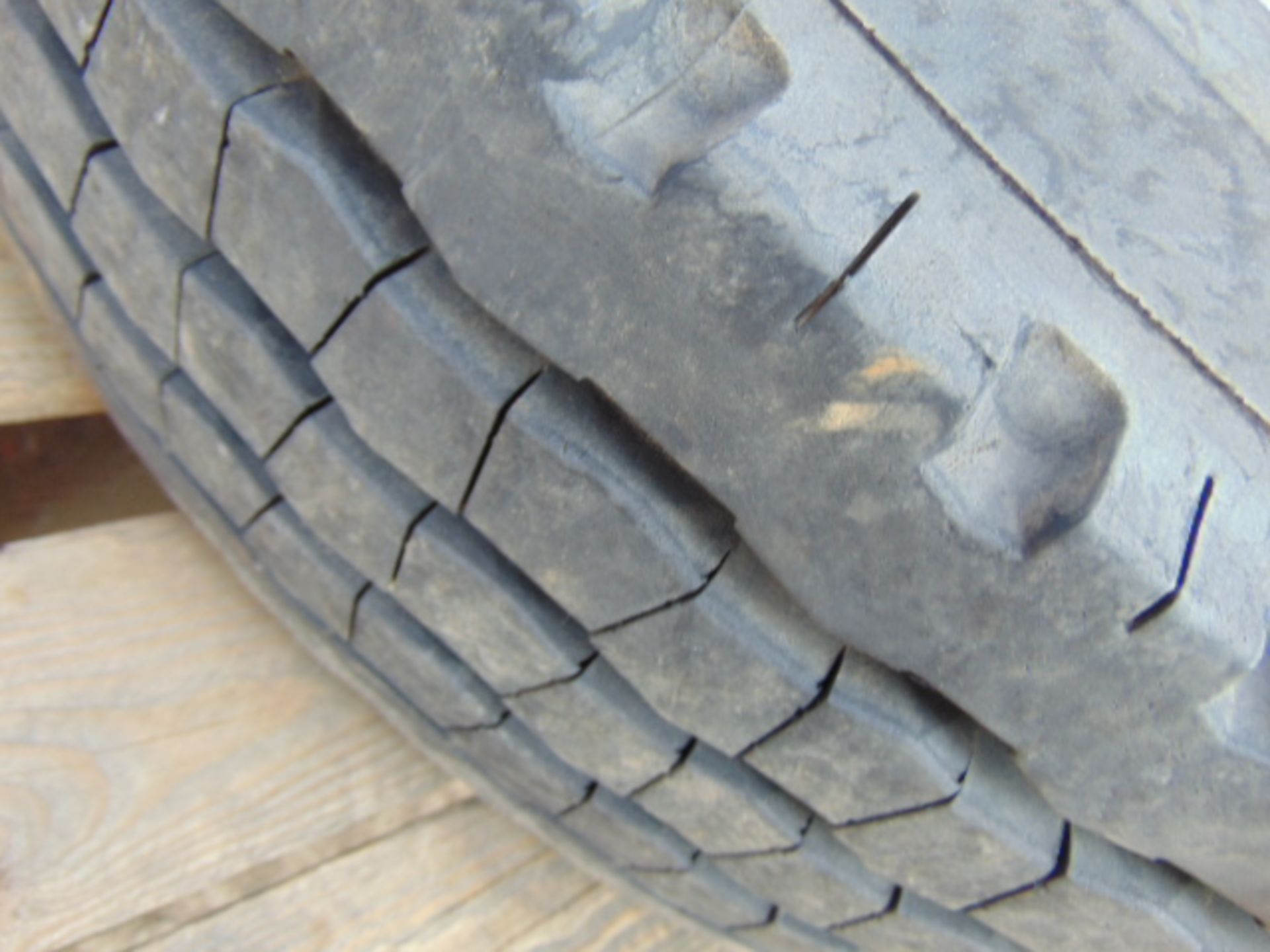 1 x Goodyear G291 10R 17.5 Tyre complete with 6 stud rim - Image 3 of 7
