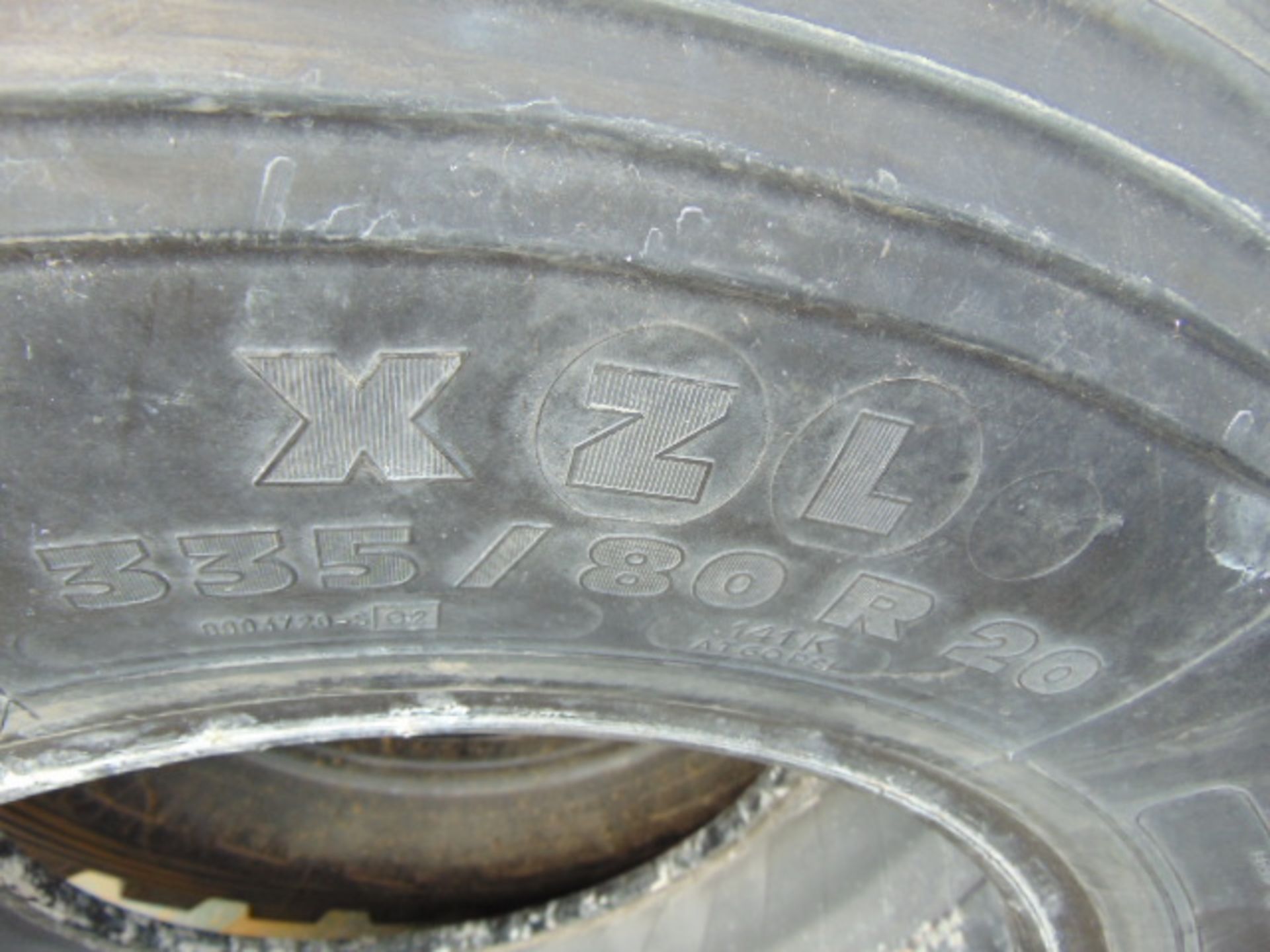 5 x Michelin 335/80 R20 XZL Tyres - Image 6 of 6