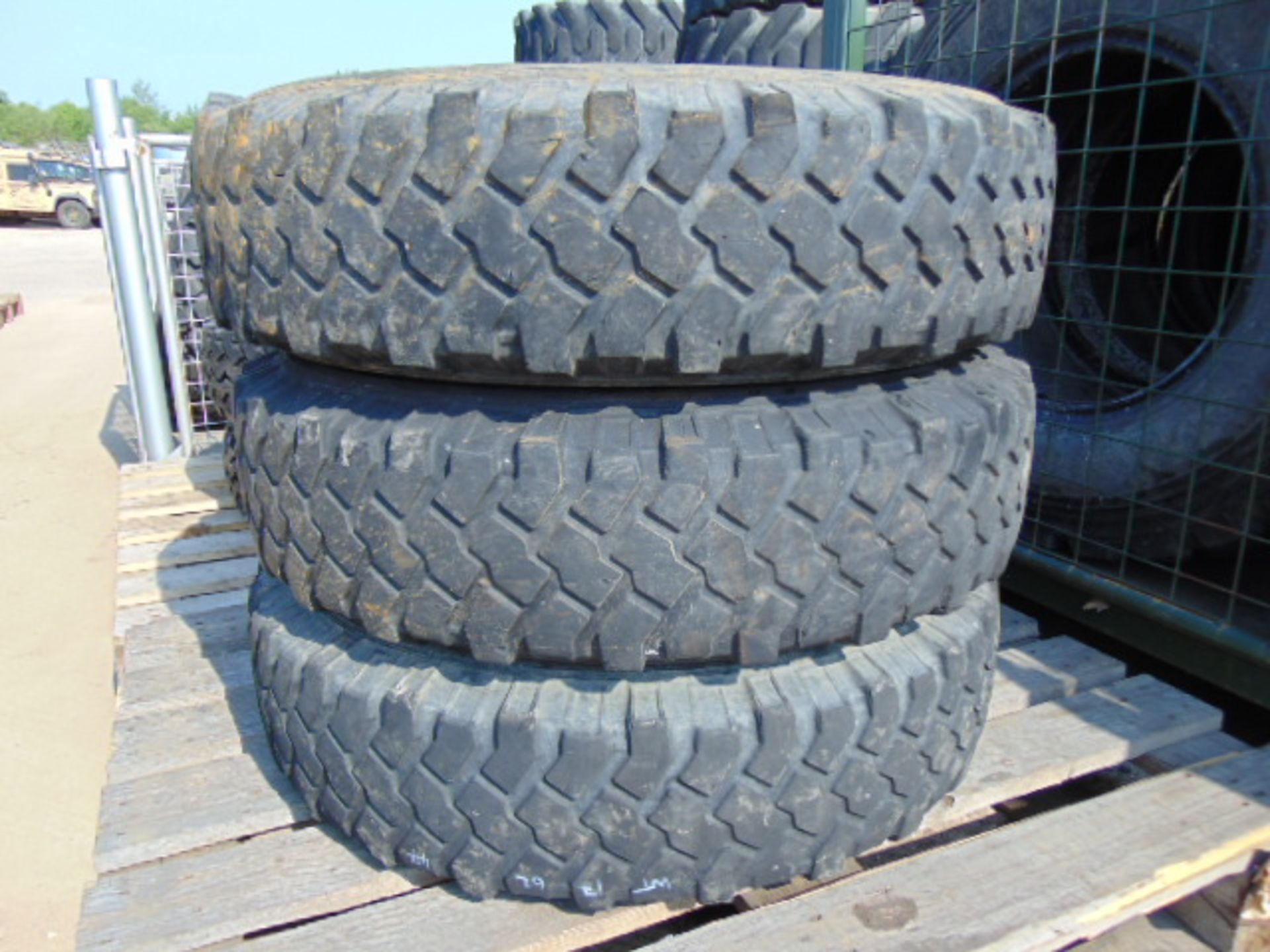 3 x Michelin XZL 8.25 R16 Tyres - Image 2 of 6