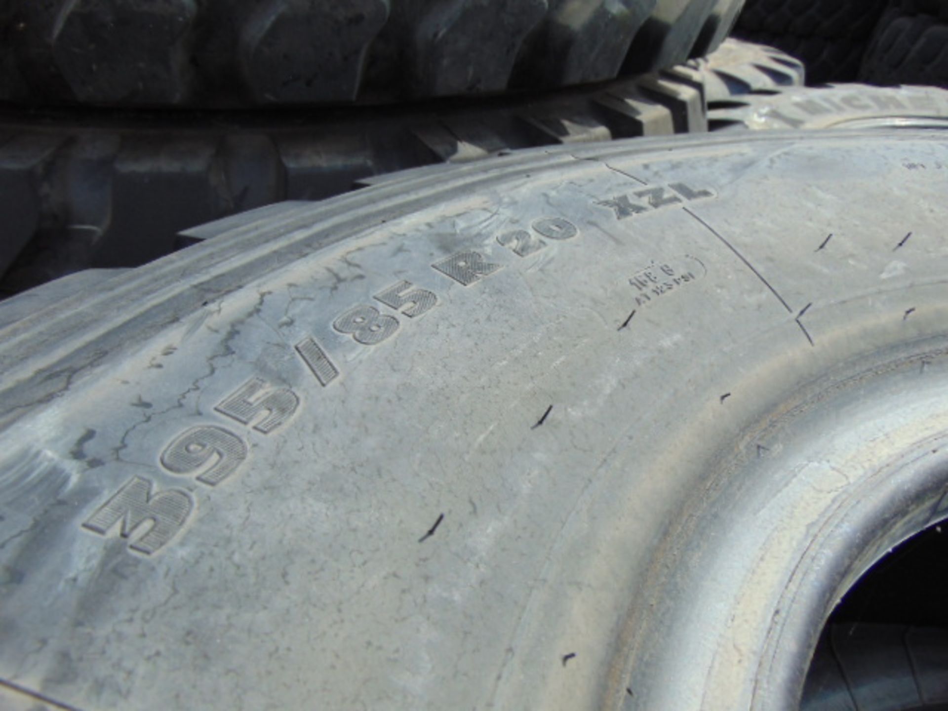 3 x Michelin XZL 395/85 R20 Tyres - Image 5 of 5