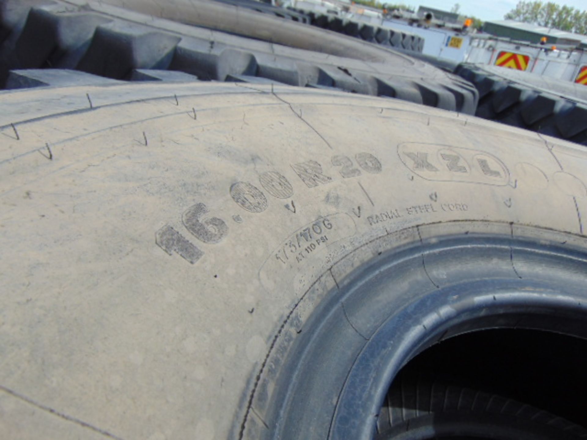 4 x Michelin 16.00 R20 XZL Tyres - Bild 6 aus 6