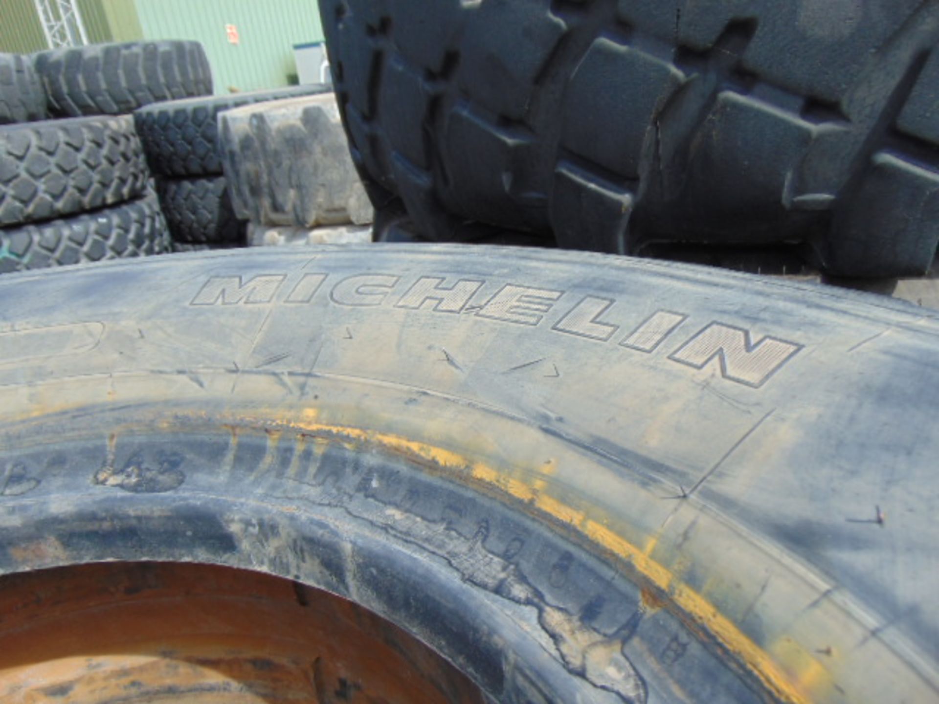 4 x Michelin XZL 395/85 R20 Tyres - Image 4 of 5