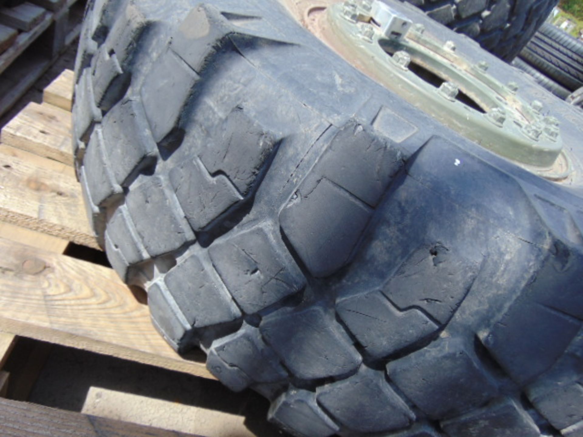 1 x Michelin 325/85 R16 XML Tyre complete with 8 Stud Rim - Image 3 of 6