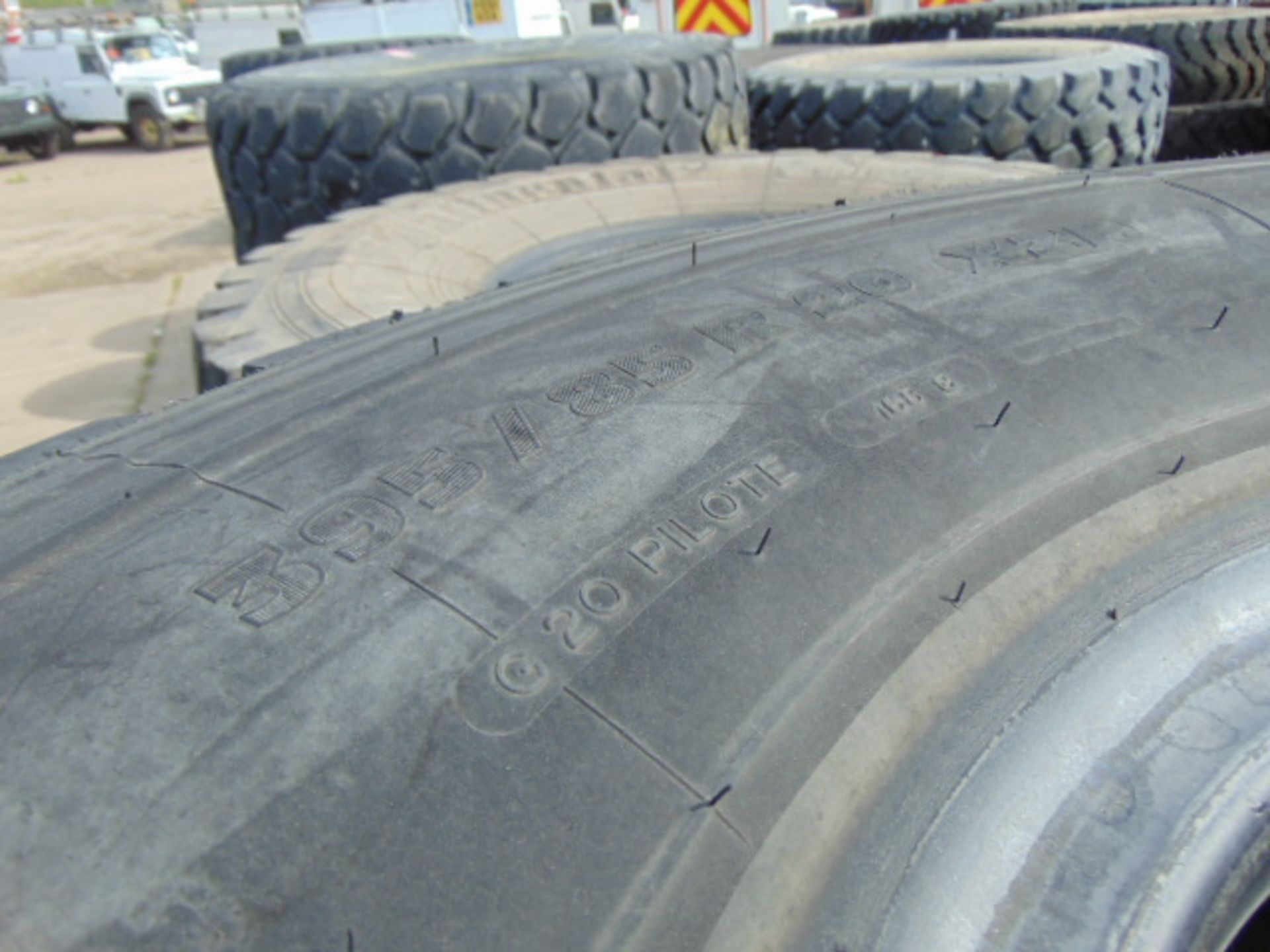 4 x Michelin XZL 395/85 R20 Tyres - Image 6 of 6