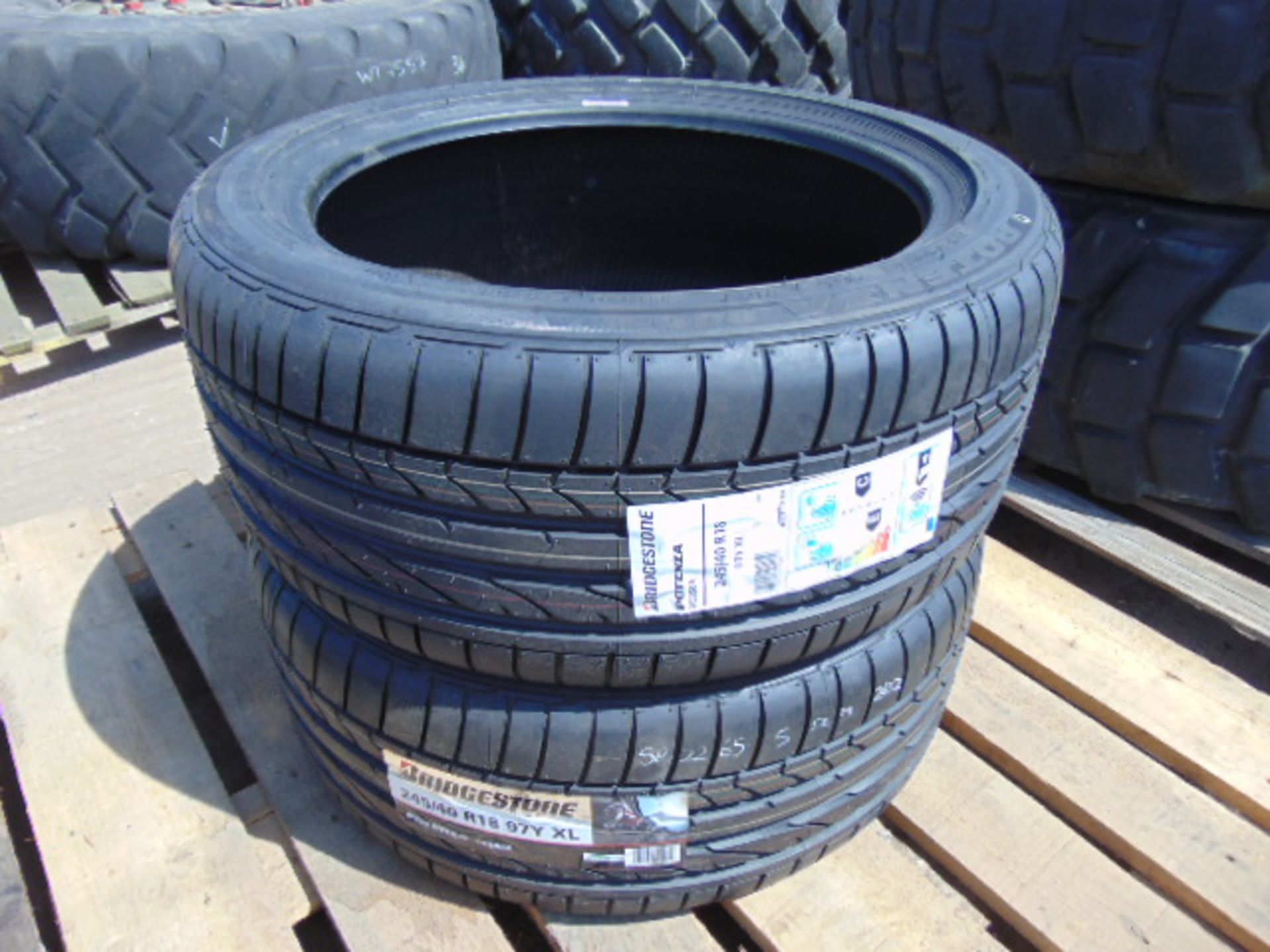 2 x Bridgestone Potenza 245/40 R18 97Y XL Tyres