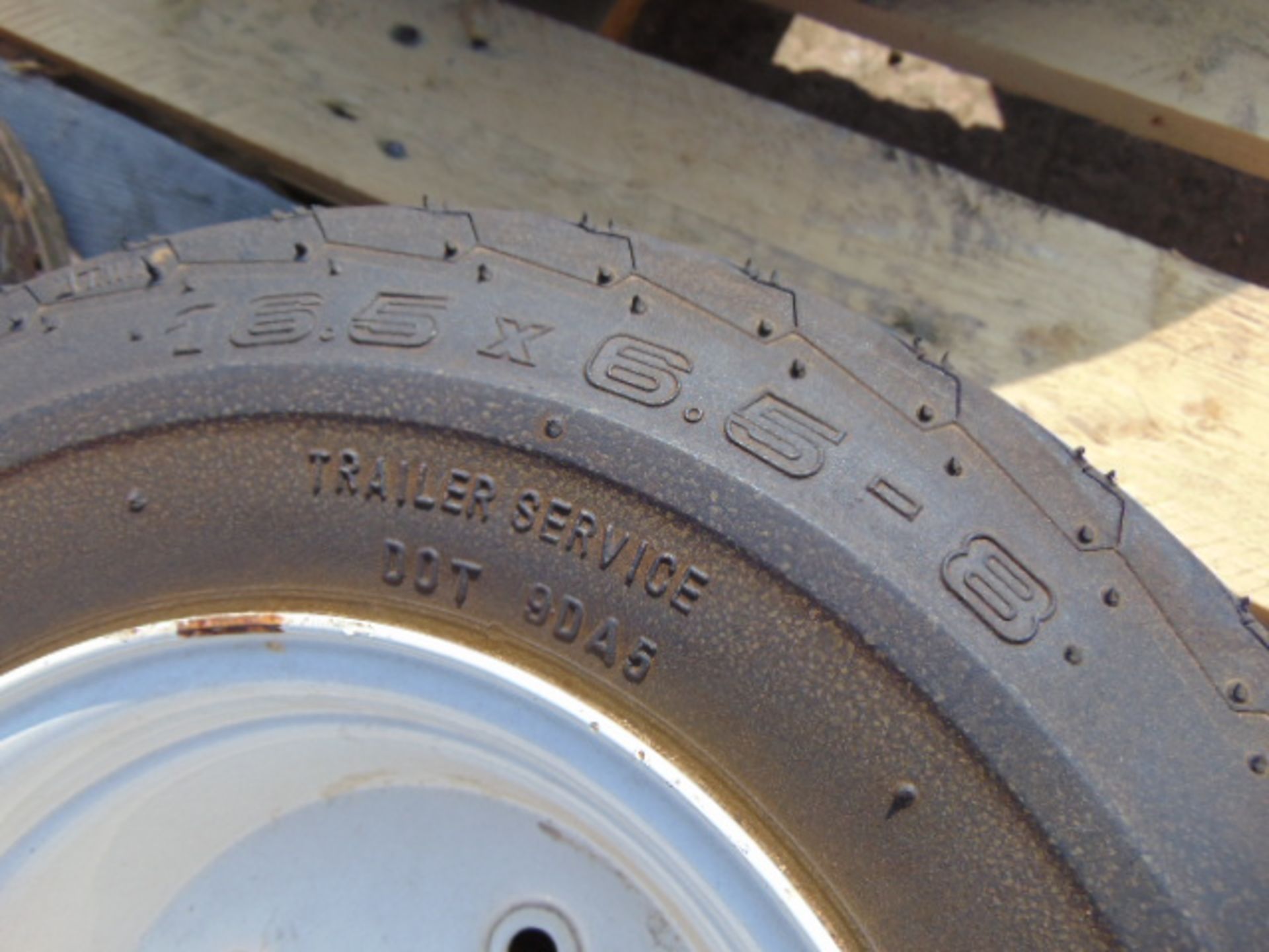 3 x Deli Tire 16.5x1.5-8 Tyres complete with 4 Stud Rims - Image 6 of 6