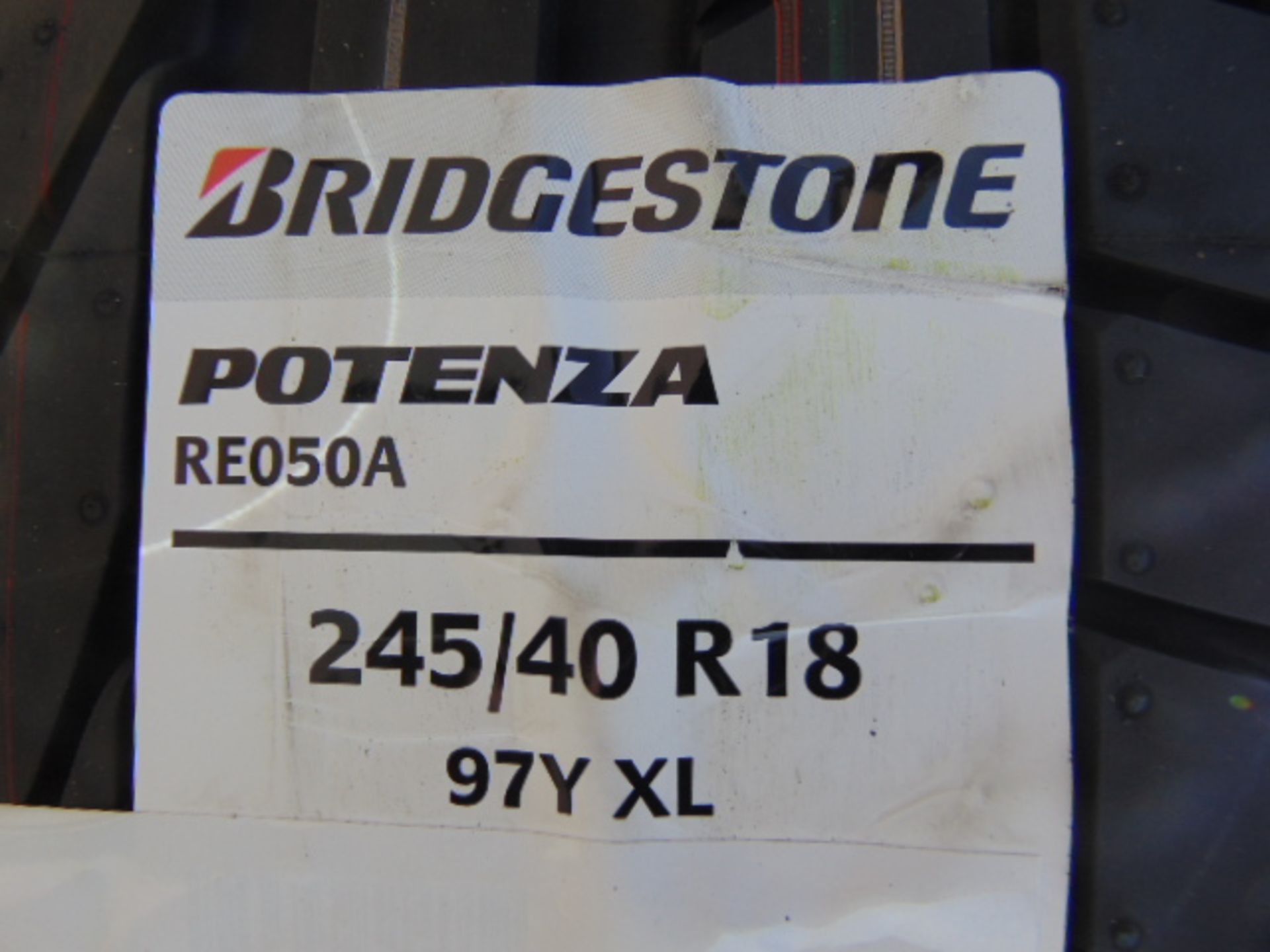 4 x Bridgestone Potenza 245/40 R18 97Y XL Tyres - Bild 3 aus 6