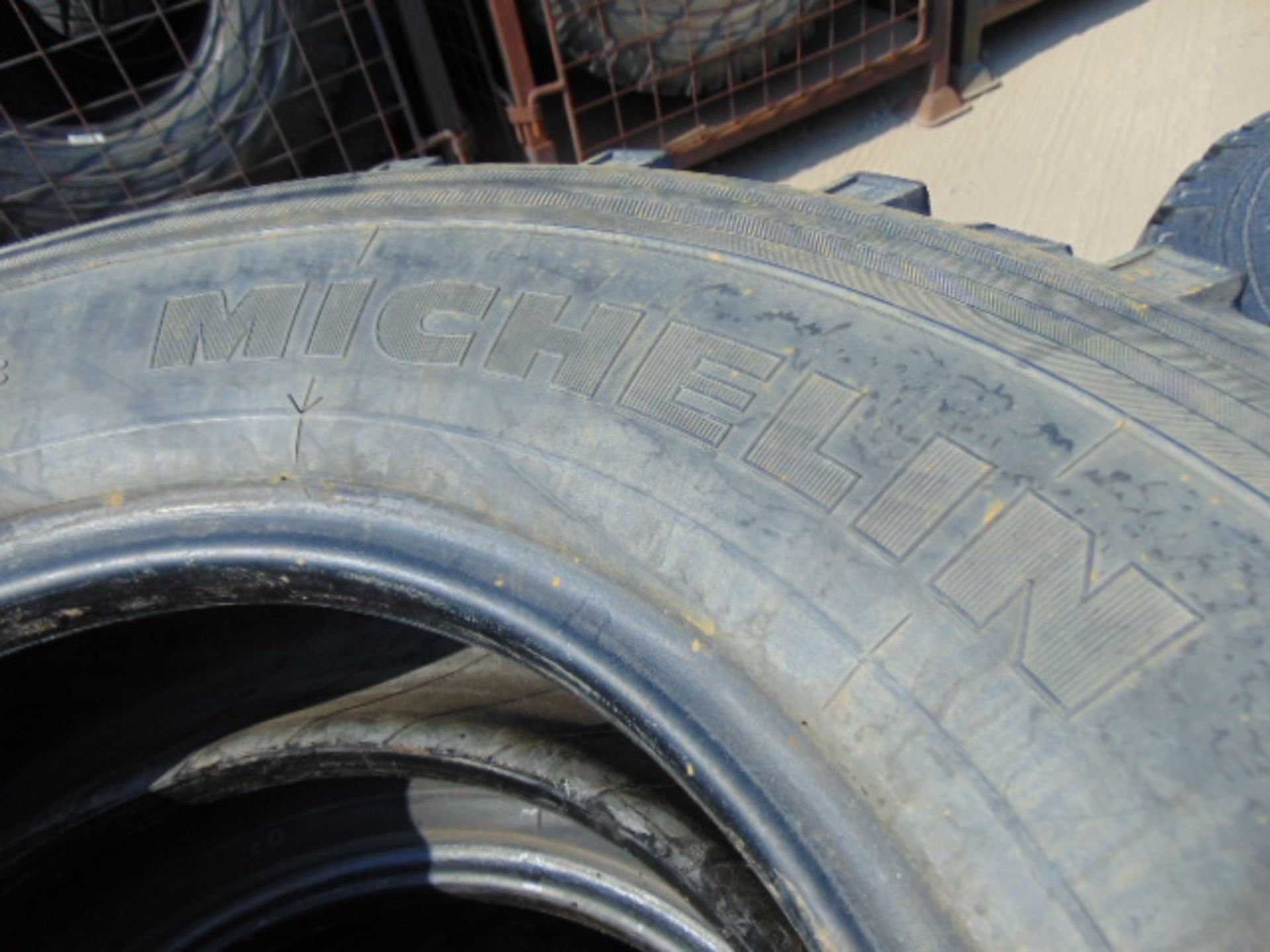 3 x Michelin XZL 8.25 R16 Tyres - Image 4 of 6