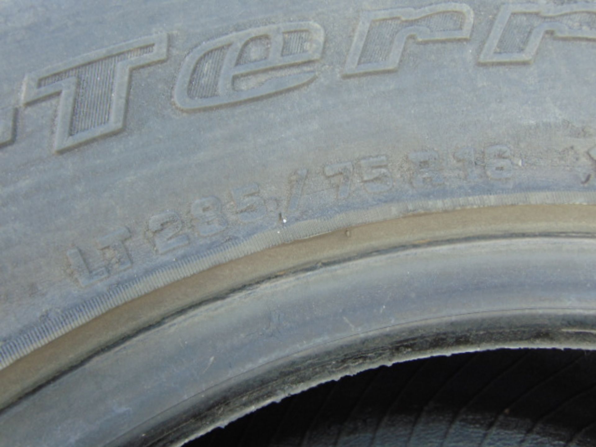 4 x BF Goodrich Mud Terrain LT 285/75 R16 Tyres - Image 7 of 7