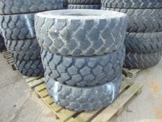 3 x Michelin 335/80 R20 XZL Tyres