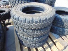 4 x Michelin XZL 7.50 R16 Tyres