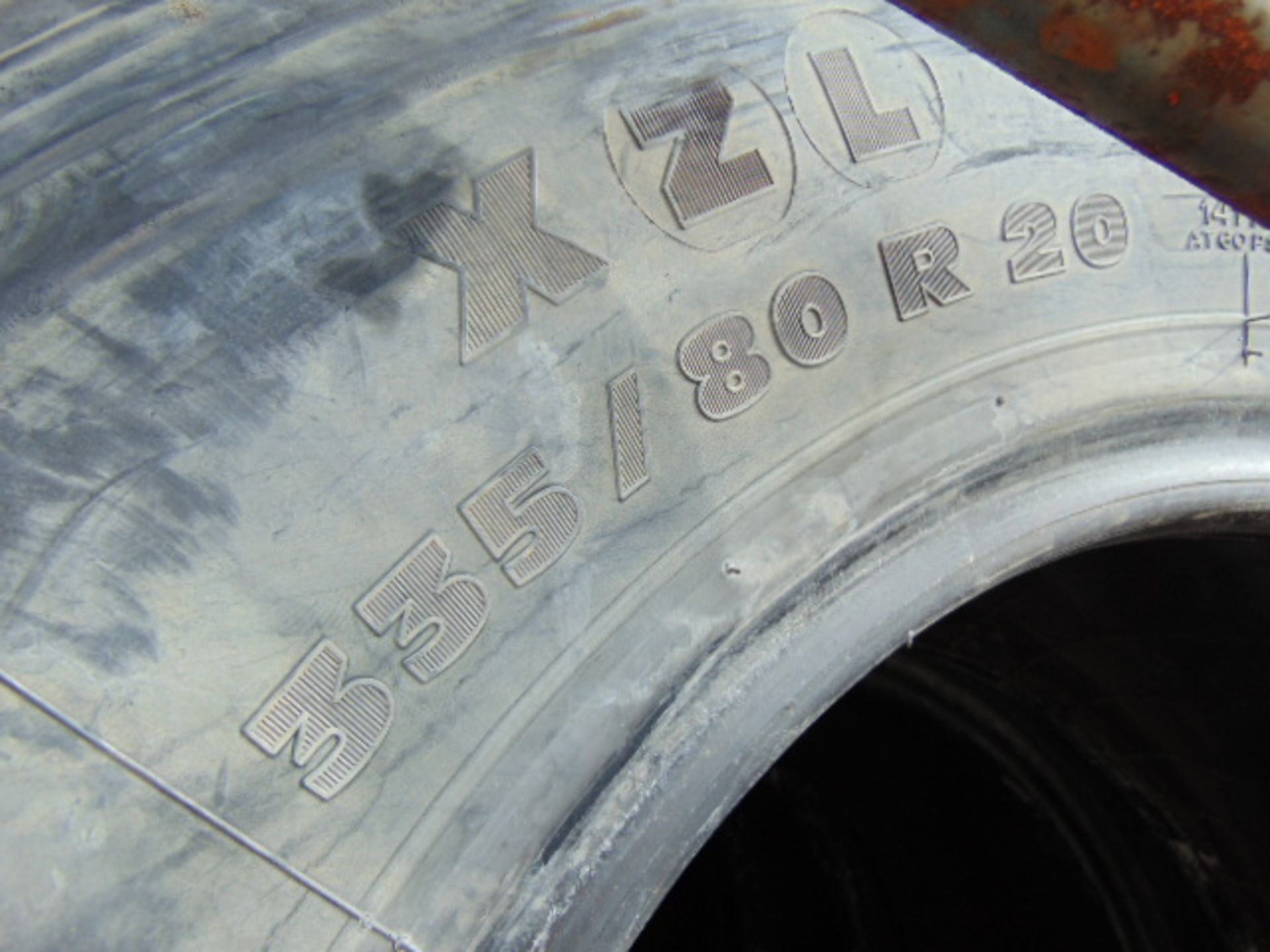 6 x Michelin 335/80 R20 XZL Tyres - Image 6 of 6