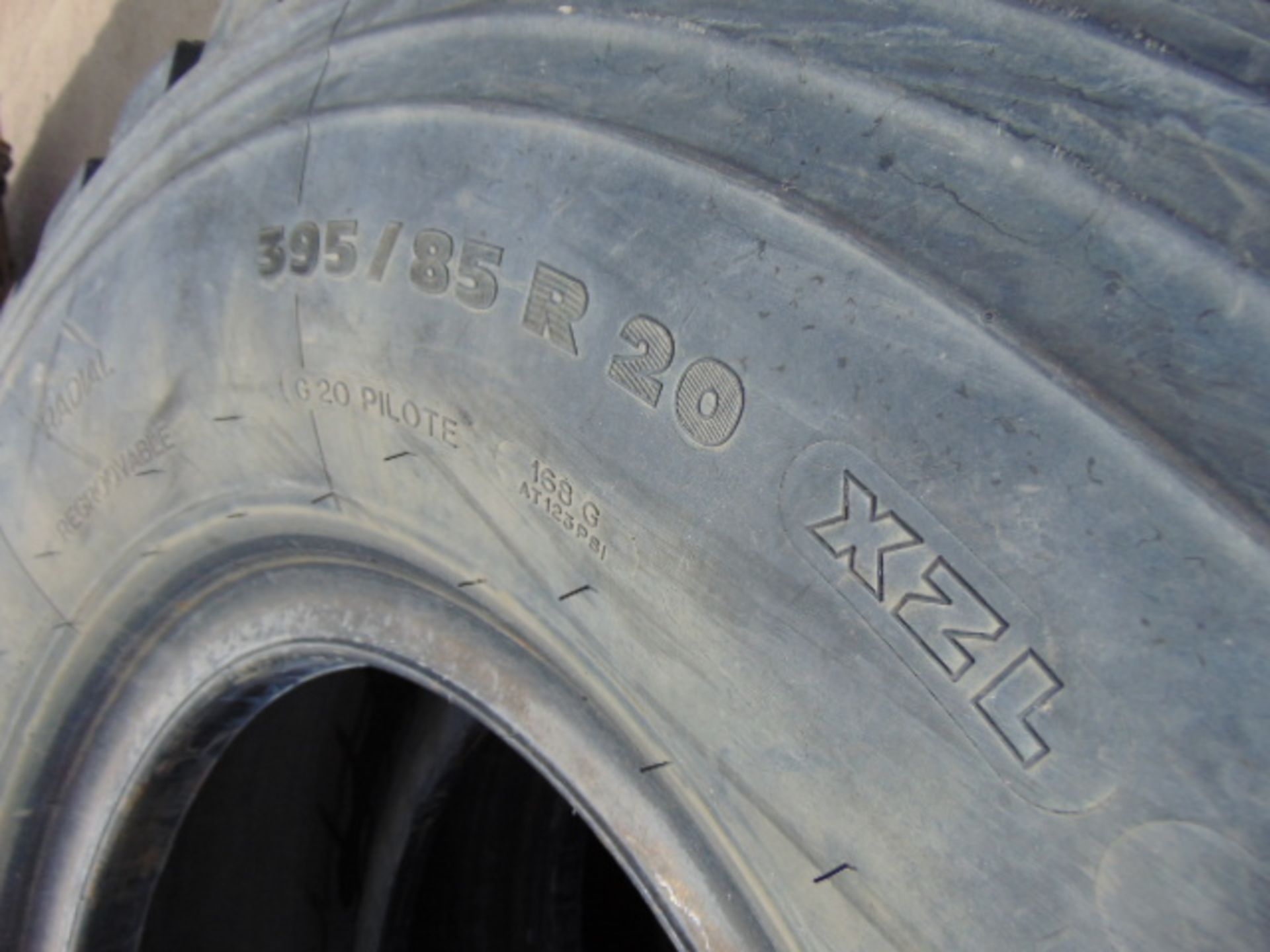 4 x Michelin XZL 395/85 R20 Tyres - Bild 5 aus 5