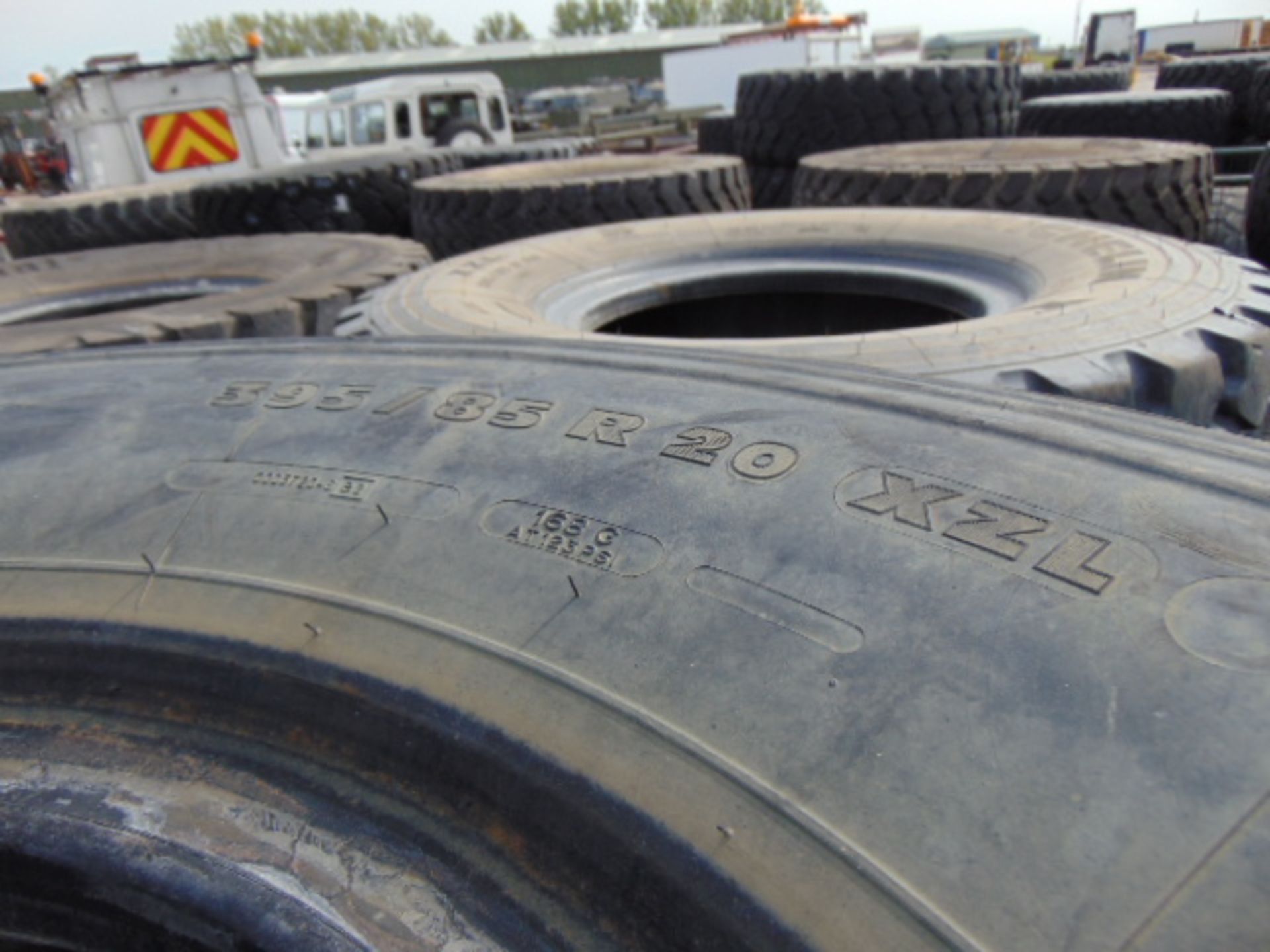 4 x Michelin XZL 395/85 R20 Tyres - Image 6 of 6