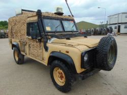 Direct from the UK MoD ONLINE AUCTION Qty 21 x Ex Reserve Land Rover Snatch 2A Armoured Defender 110 & Ex Reserve Penman Lightweight Trailers